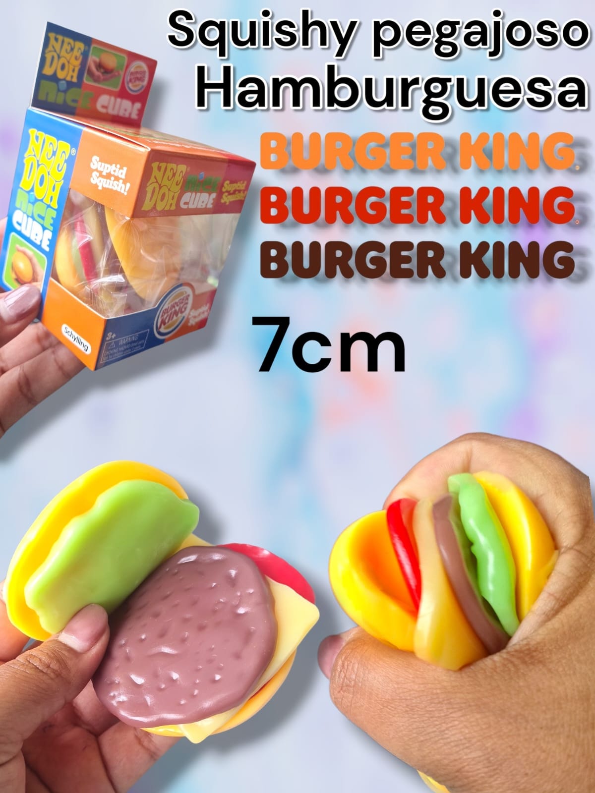 SQUISHY HAMBURGUESA BURGUER KING