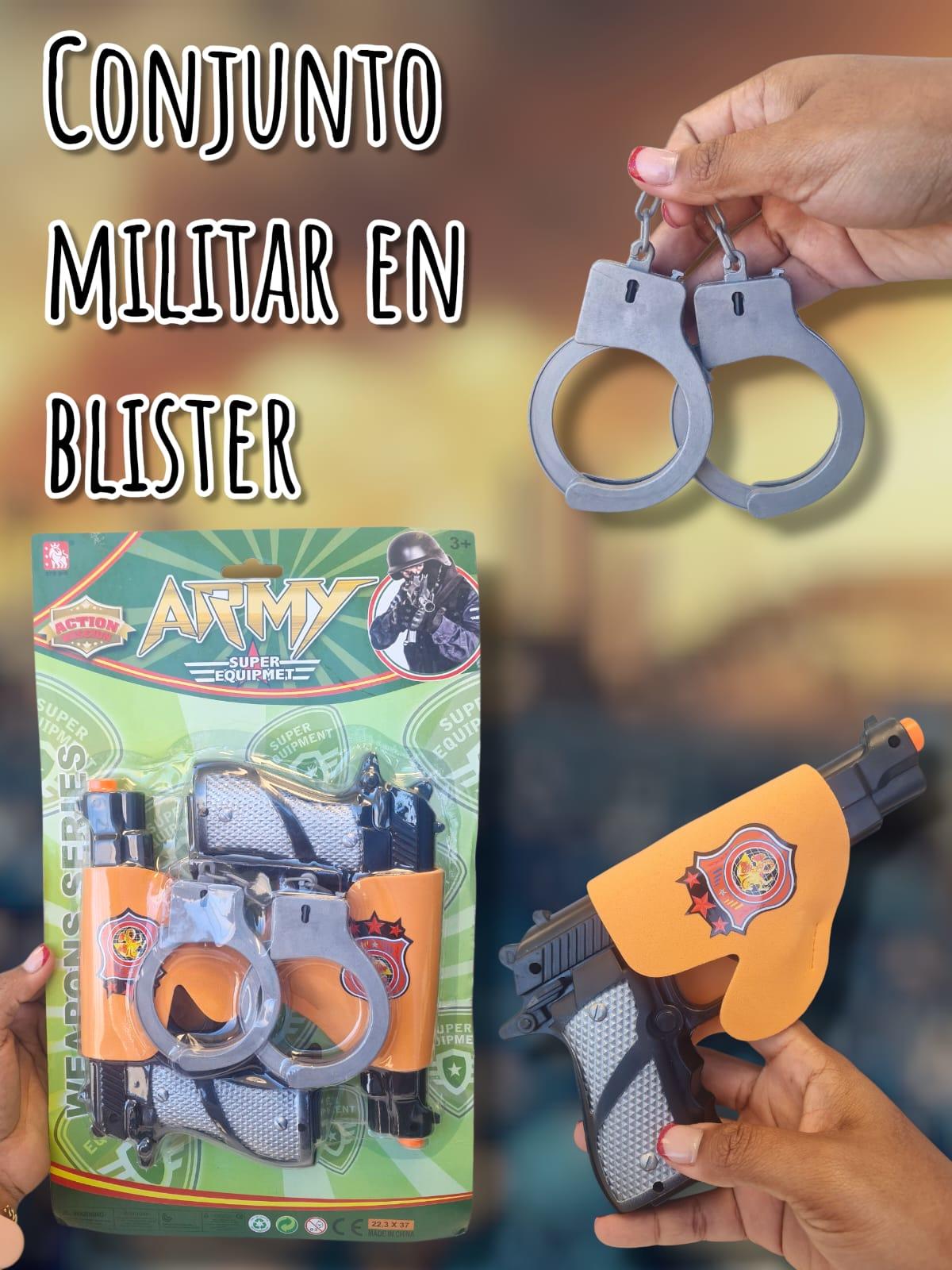 Conjunto Militar En Blister
