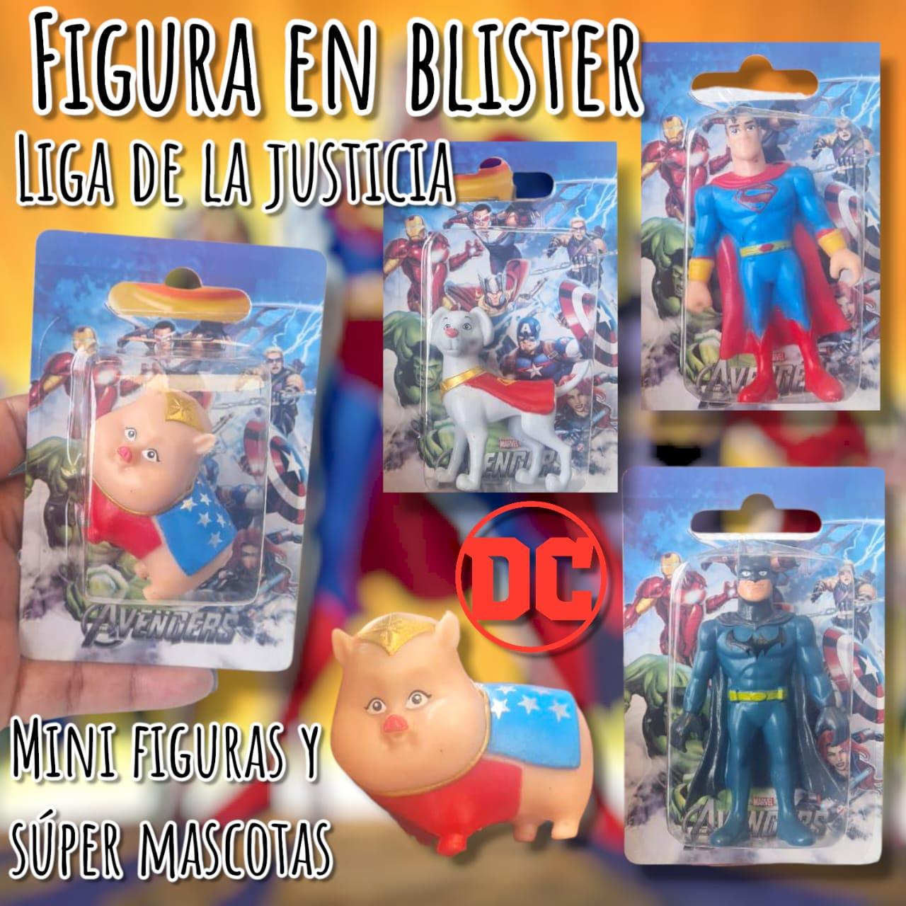 Mini Figura DC Liga de La Justicia mascotas ( super mascotas )