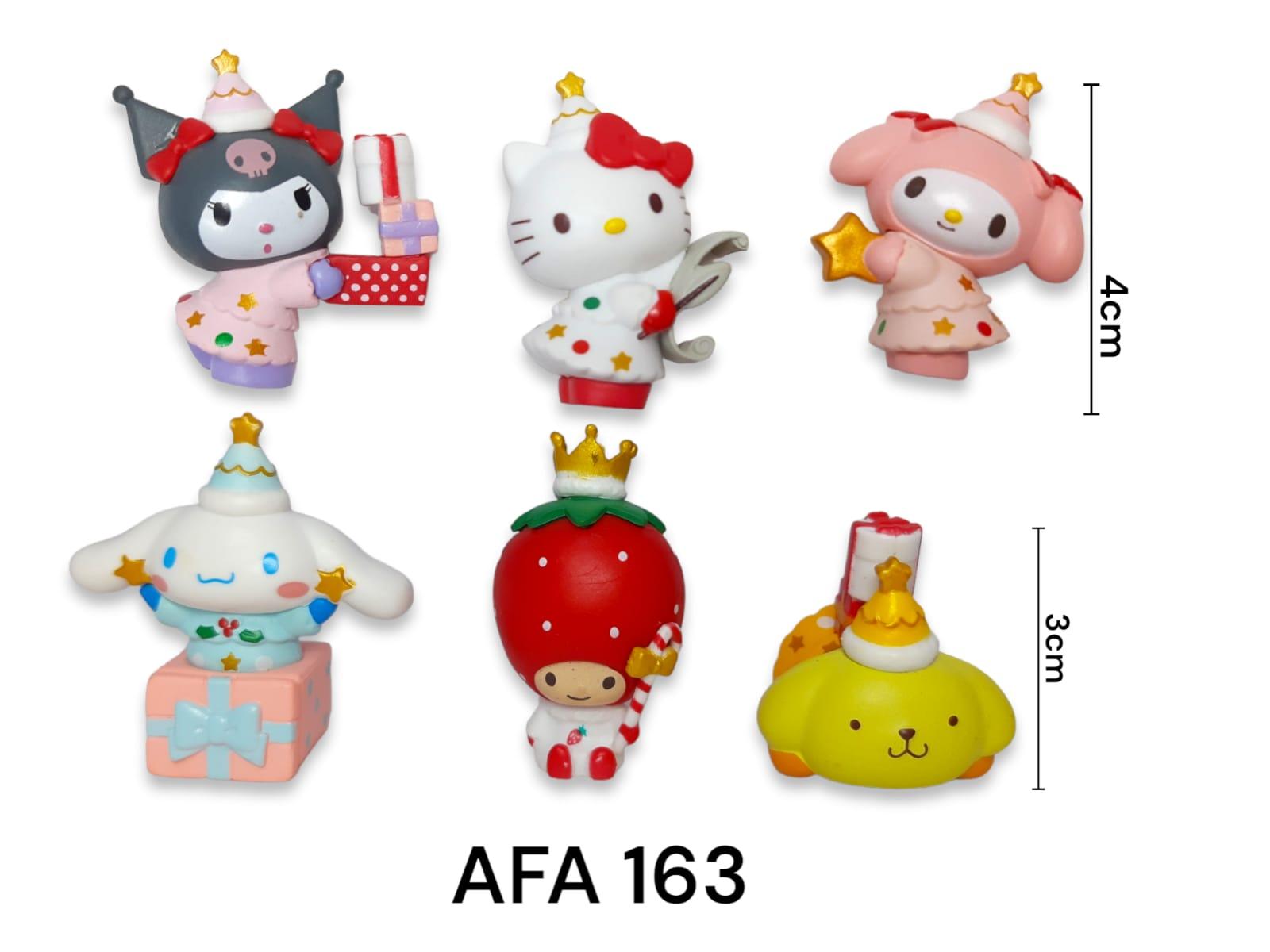 Mini Toy Caroon Doll Hello Kitty Surtido x6