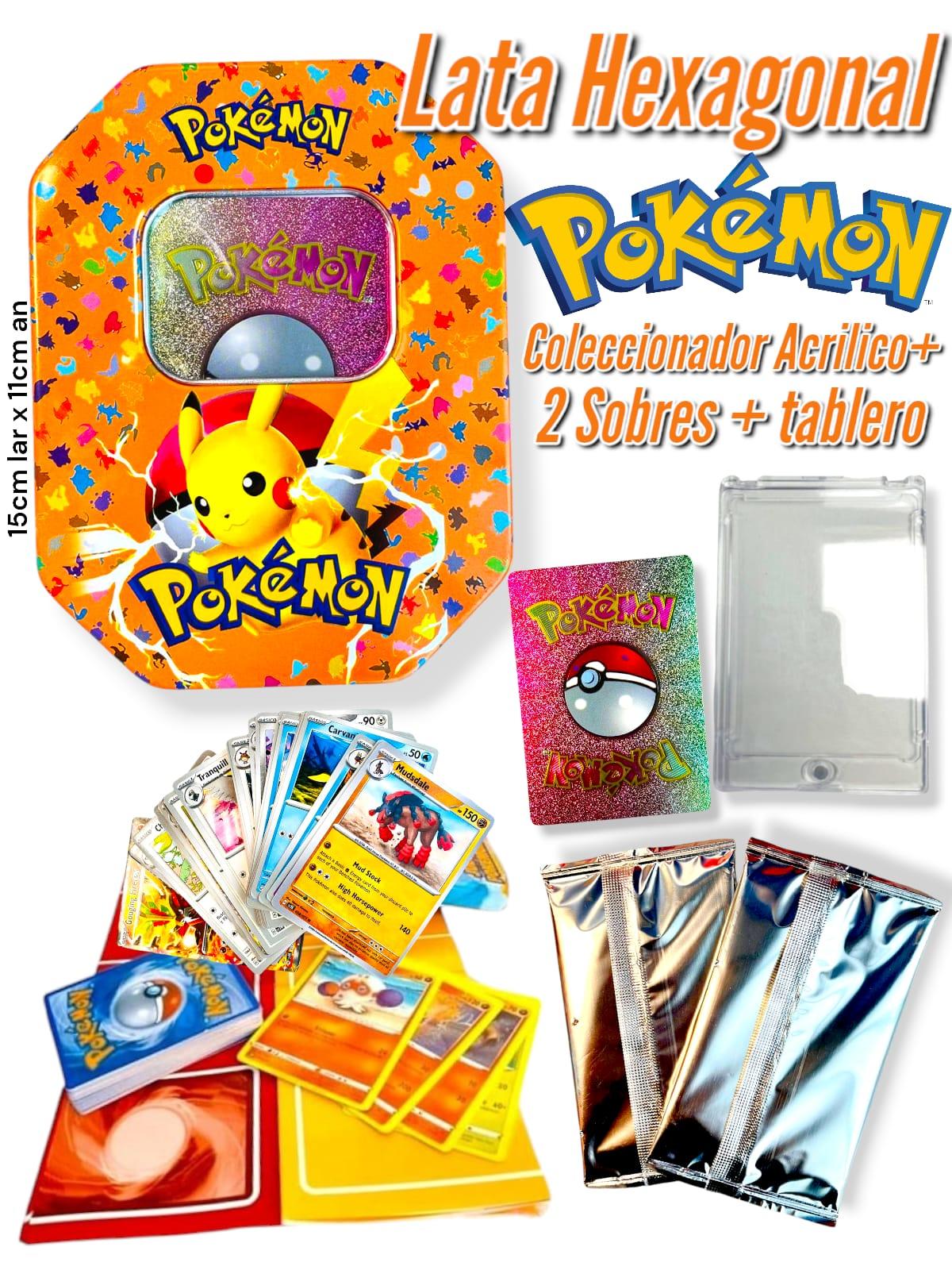 Lata POKEMON hexagonal Grande 
