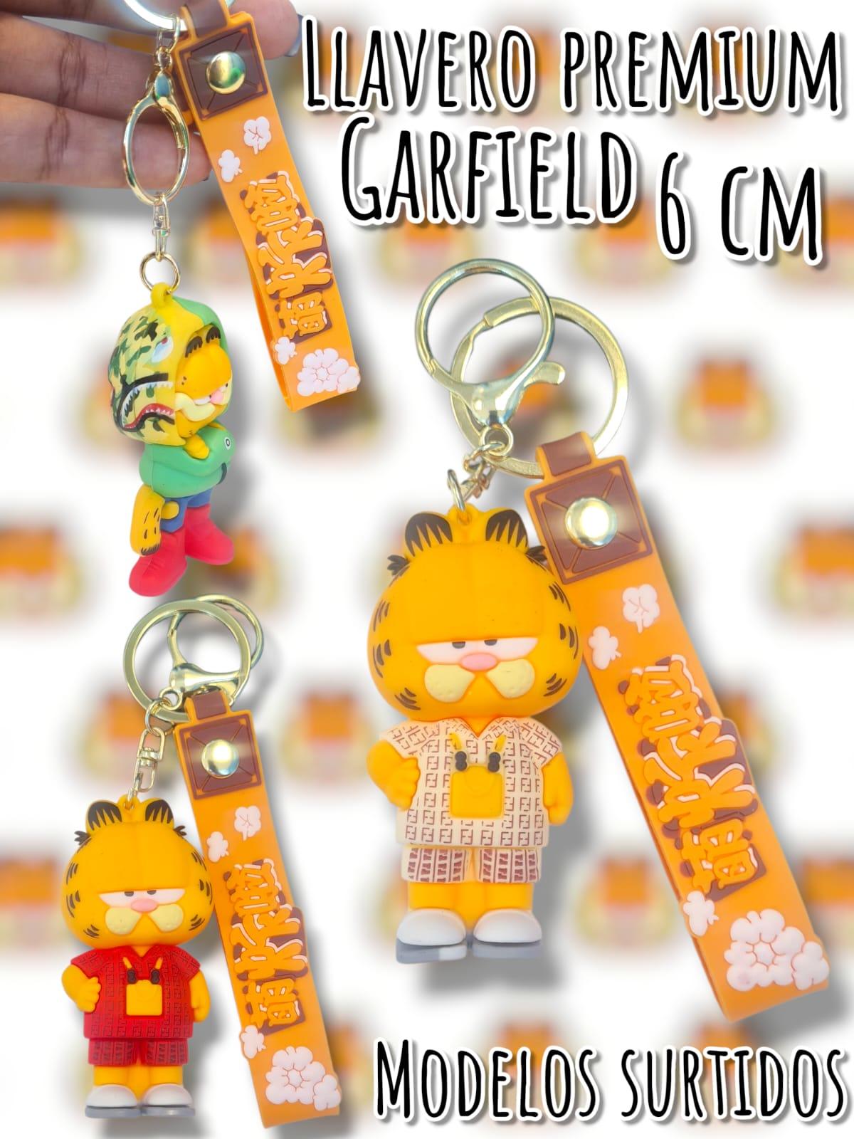 Llavero De Goma Premium GARFIELD 6cm