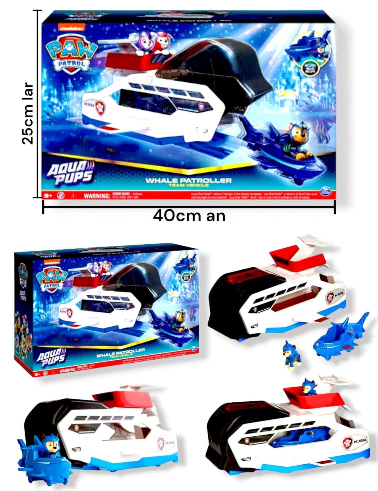 Nave Ballena PAW PATROL Con Figura de Acción CHACE 