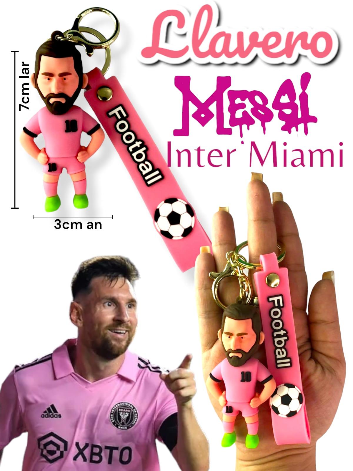 Llavero De Goma Premium MESSI INTER MIAMI