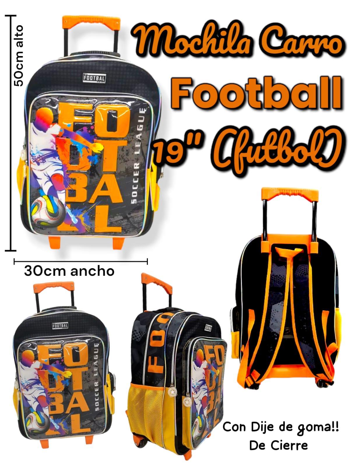 Mochila carro Football 19" ( Futbol )