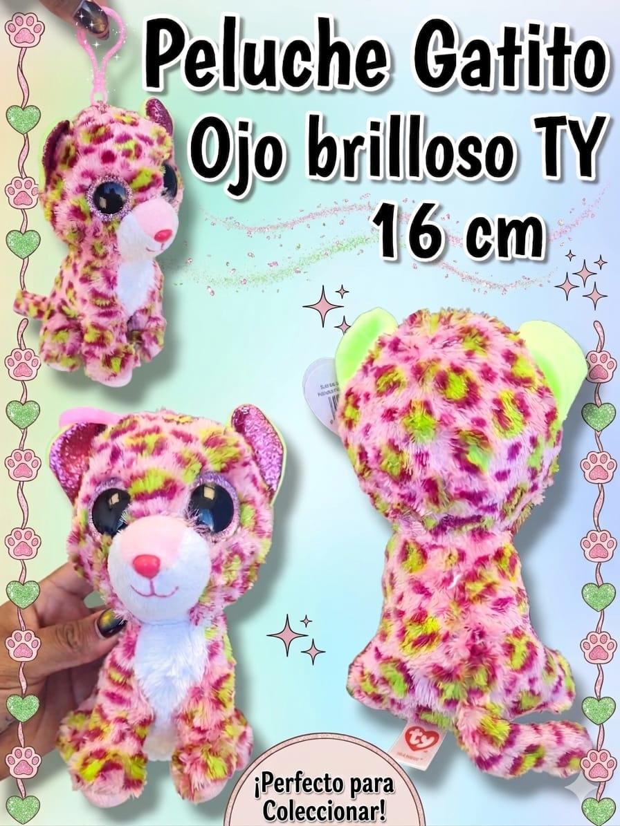 PELUCHE GATITO OJOS BRILLOSOS TY