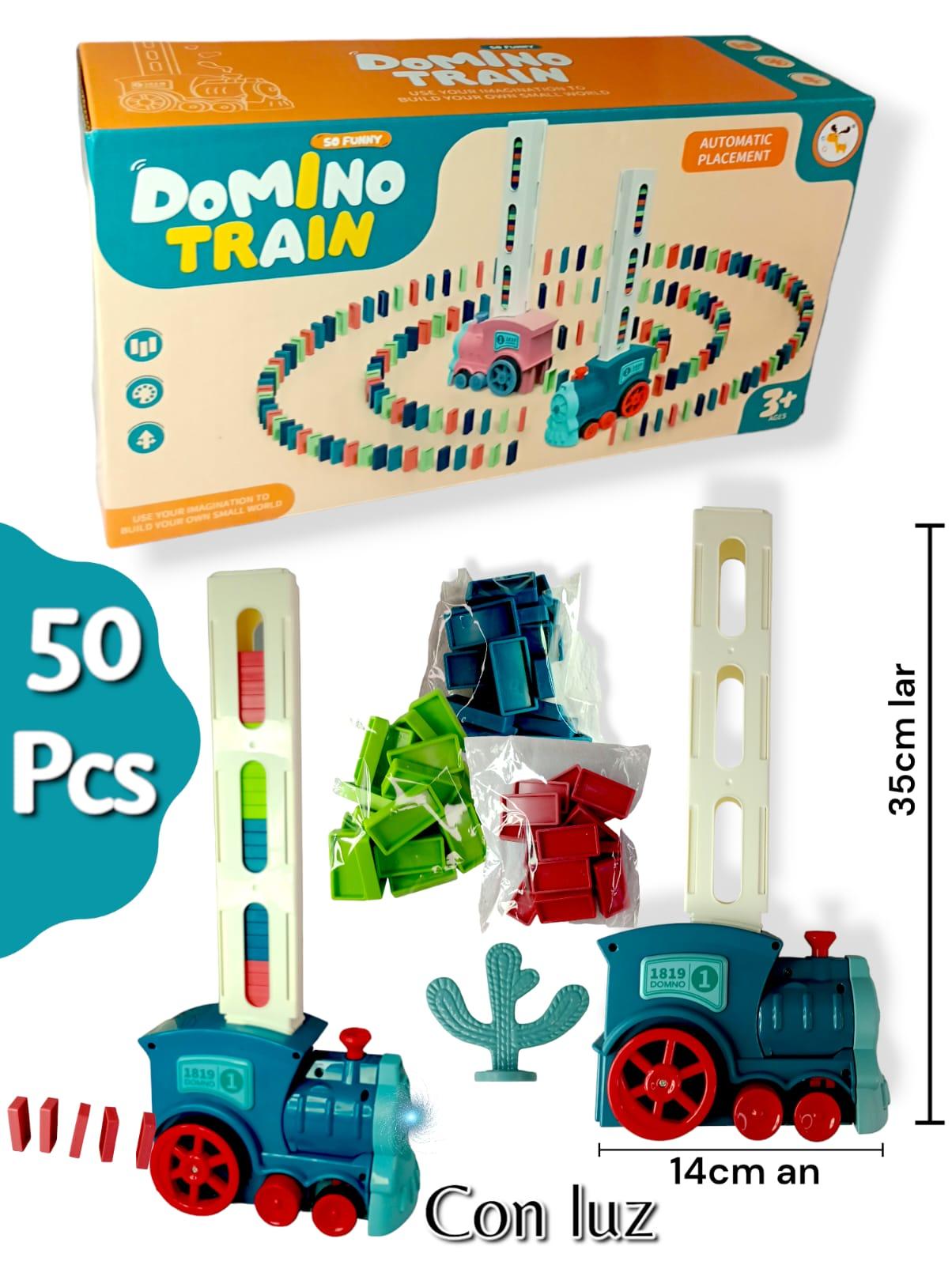 Tren Domino Con Luz y Movimiento