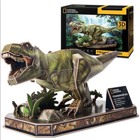 Cubic Fun Rompecabeza 3D National Geographic: T-REX 62 piezas