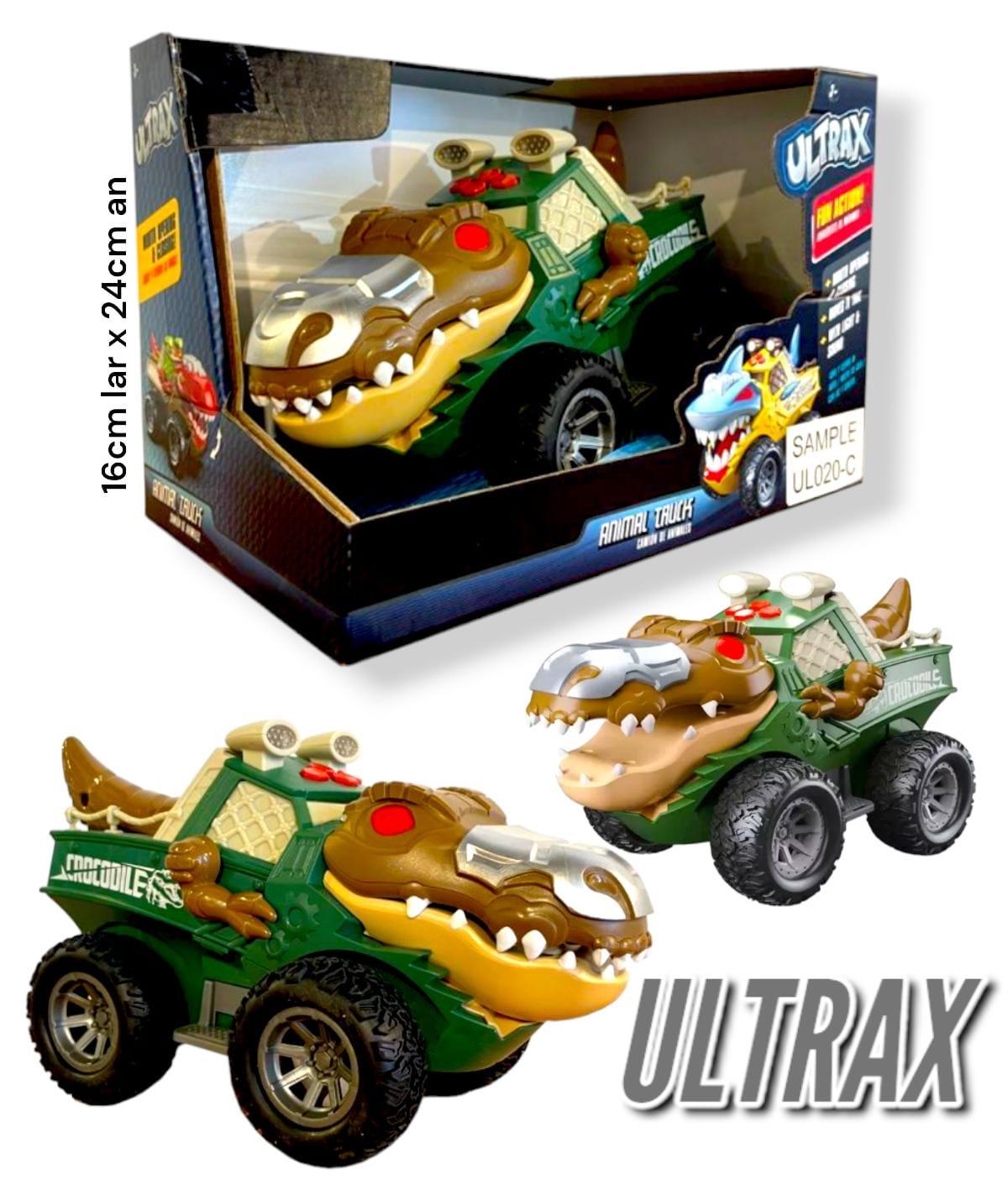 Dinosaurs Ultrax Vehiculo Luz y Sonido "Cocodrilo