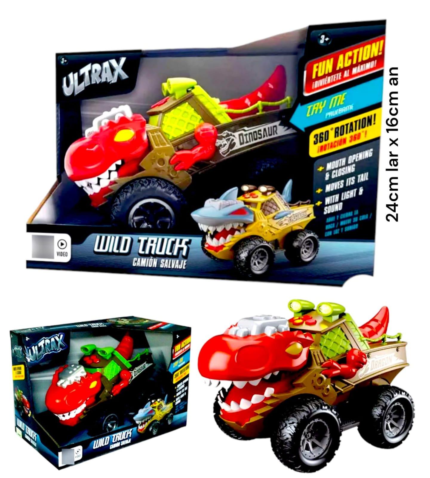 Dinosaurs Ultrax Vehiculo 24cm. Luz&Sonido "Dragon"