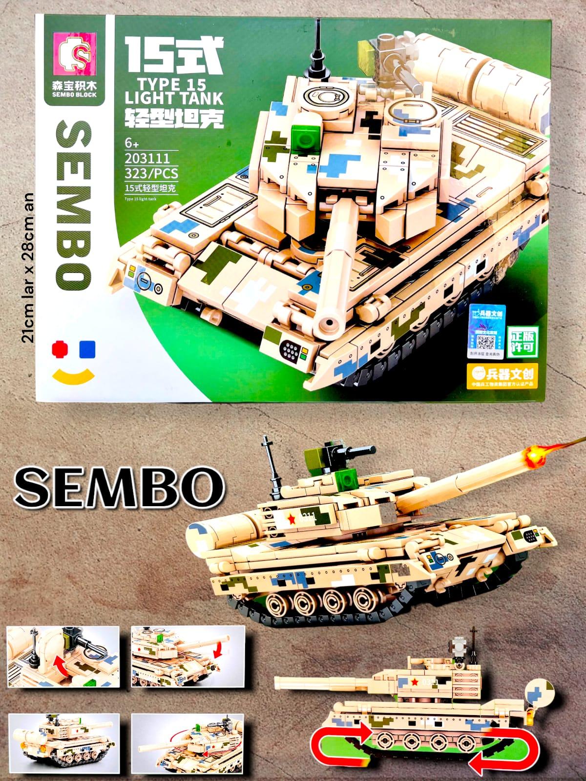 Block Linea Type 15 TANQUE DE GUERRA
