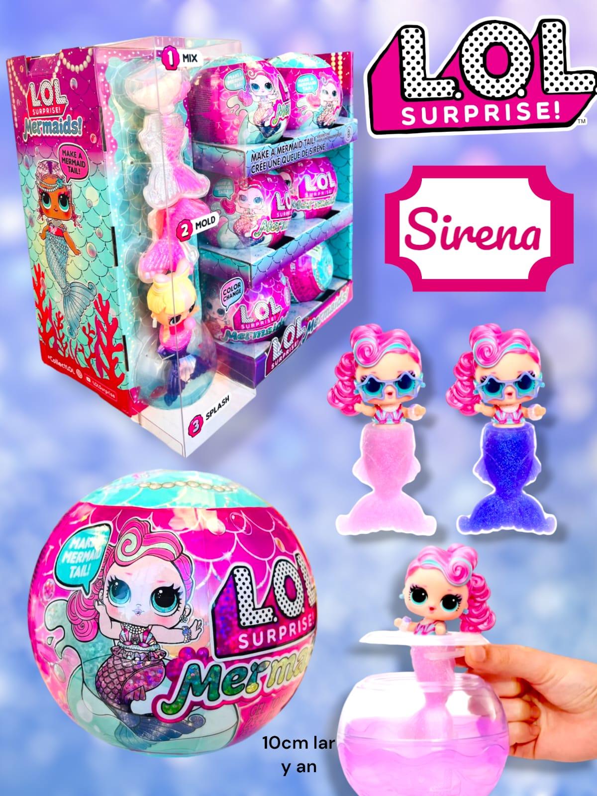 LOL Surprise! 09cm. Surtido con Exhibidor "Sirenitas"