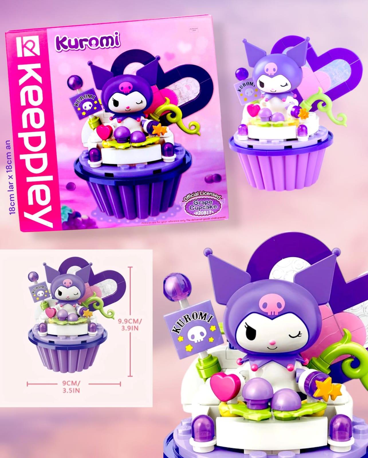 KEEPLAY Cupcake "Kuromi" Para Armar
