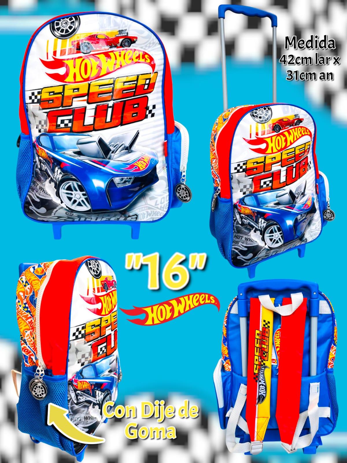 Mochila Carro "16" HOT WHEELS