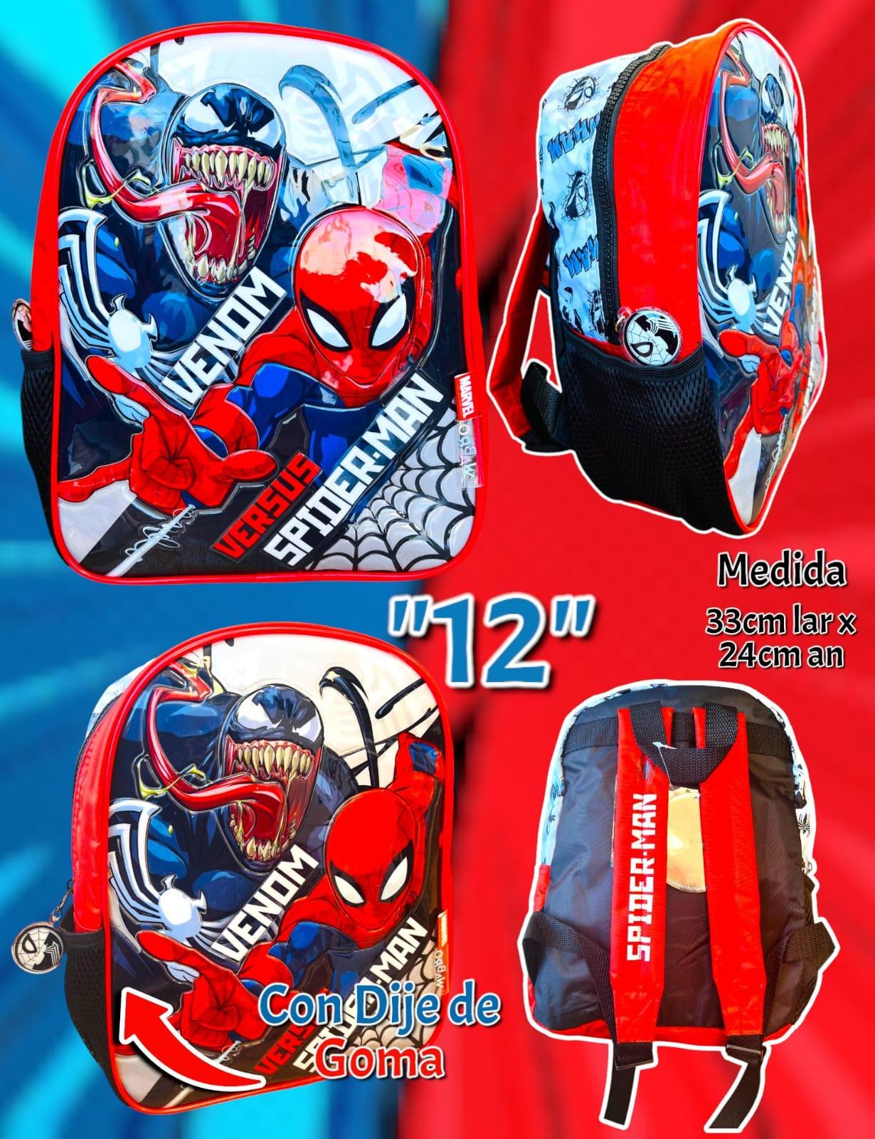 Mochila "12" Venom y Spiderman