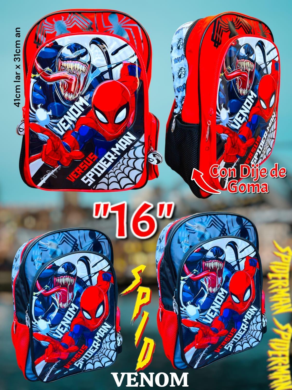 Mochila "16" Venom y Spiderman