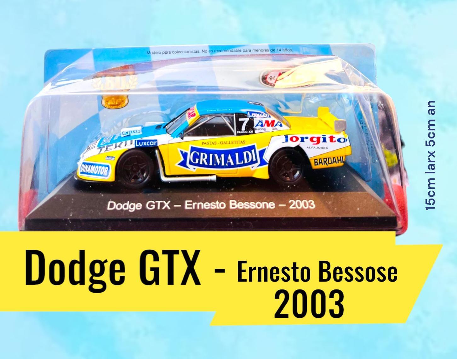 Auto Dodge GTX- Ernesto Bessose 2003 Coleccion TC Escala 1.43
