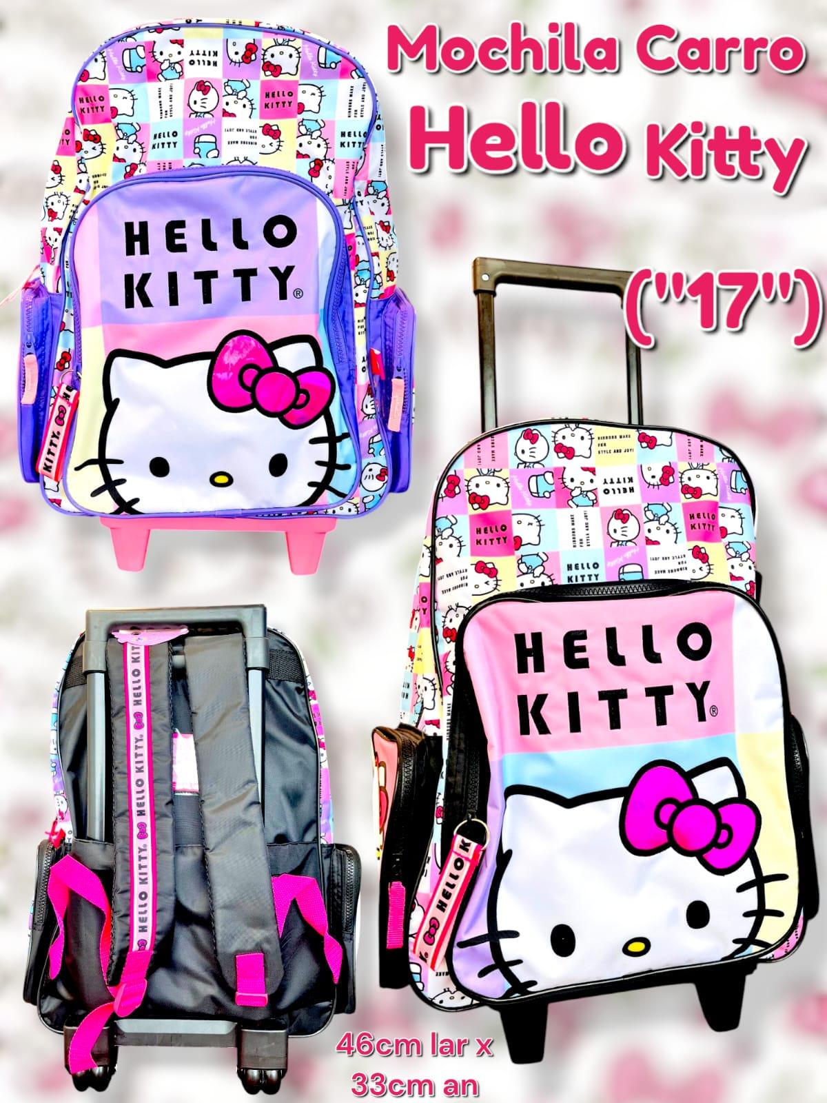 Mochila Carro "17" Hello Kitty