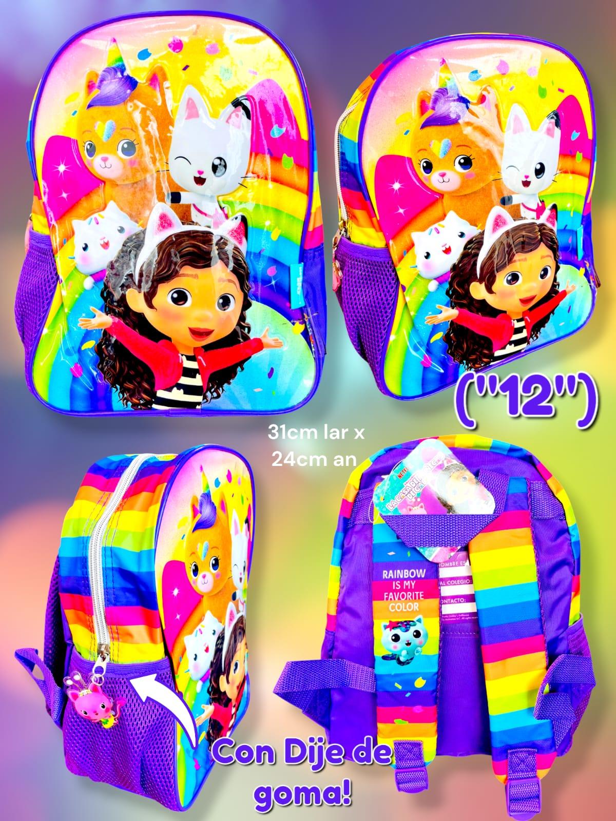 Mochila 12''  Gaby y la Casa de Muñecas Amigos