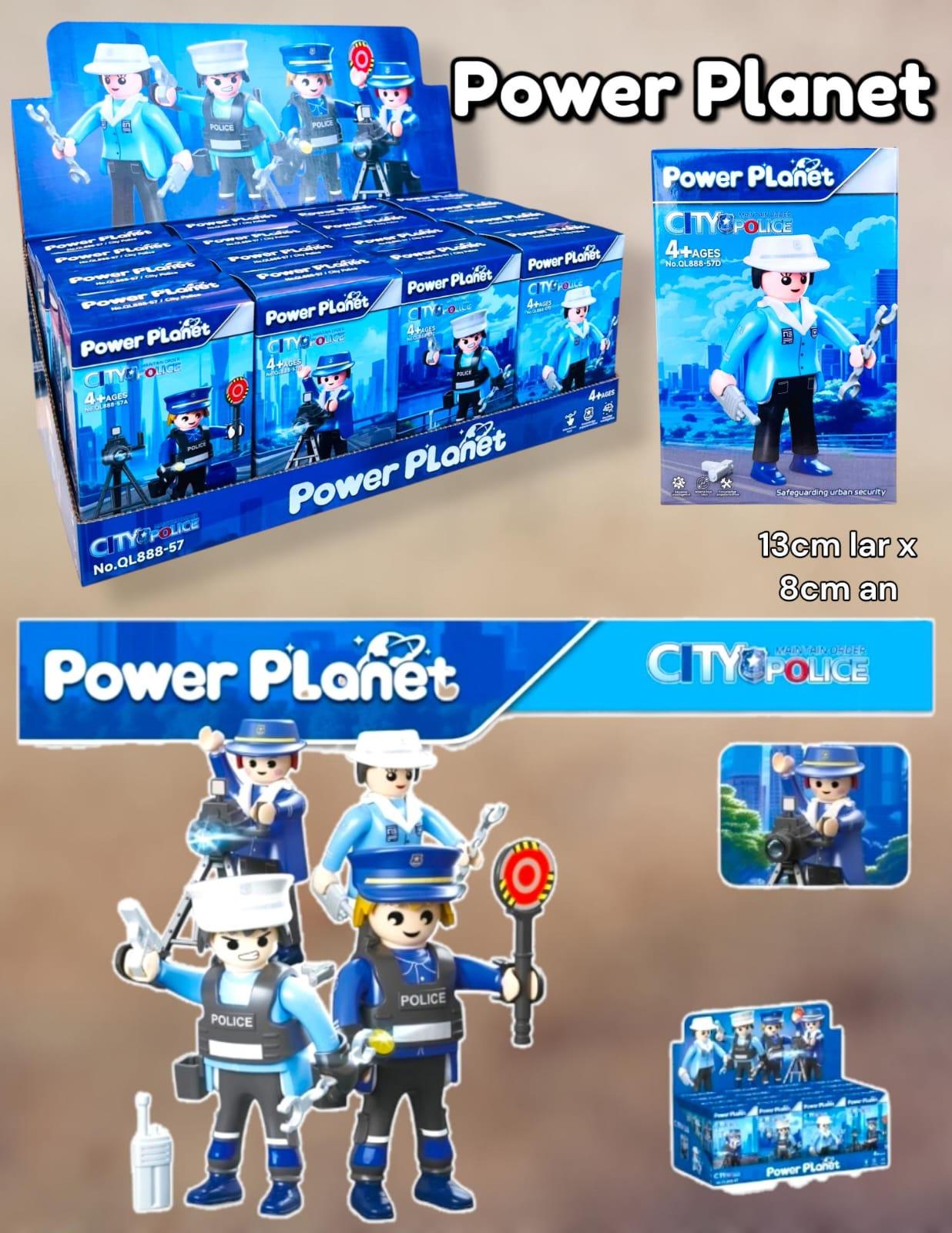 Policia Assemble Con Accesorios Power Planet