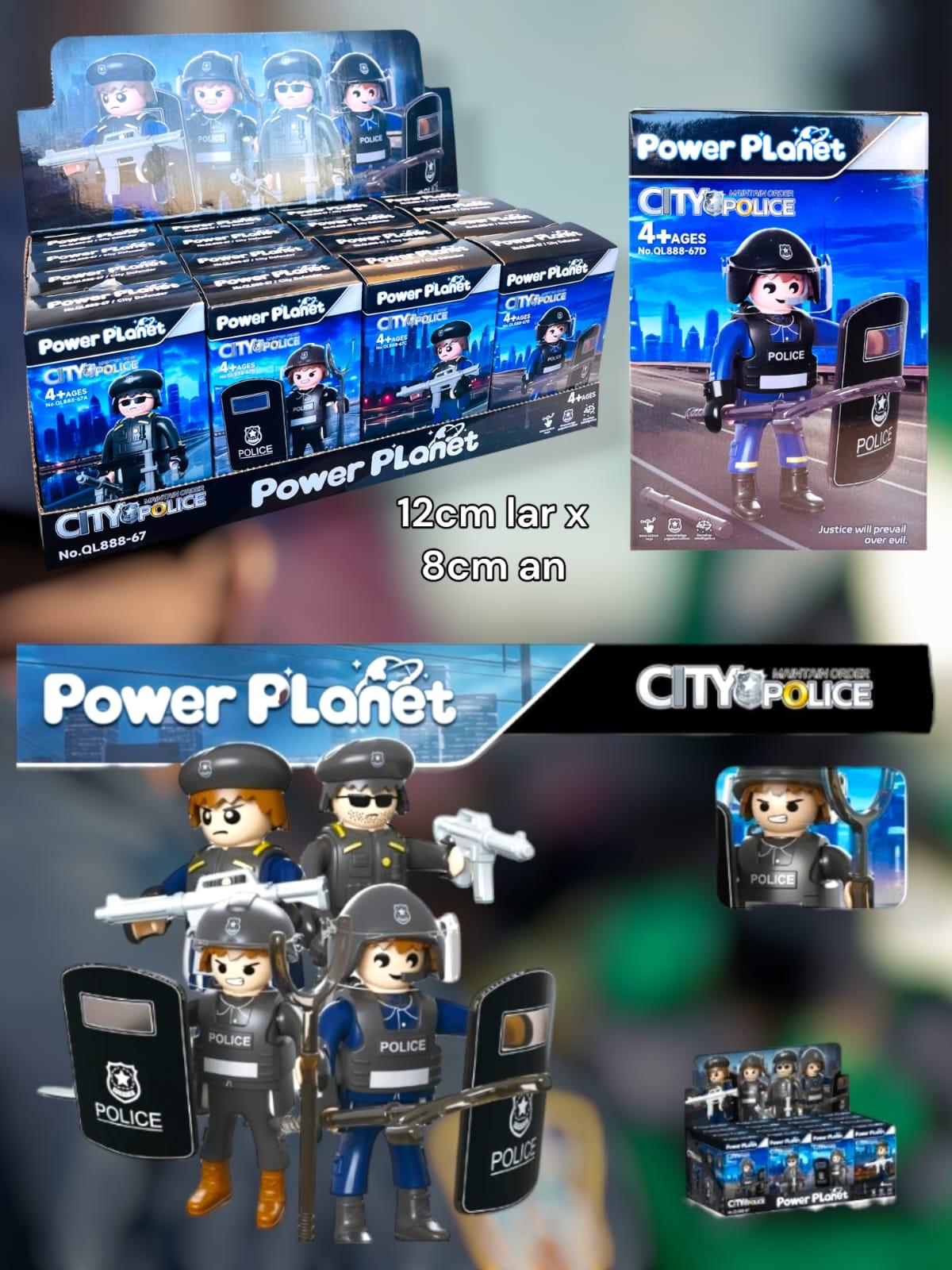 Policia Assemble Con Accesorios Power Planet