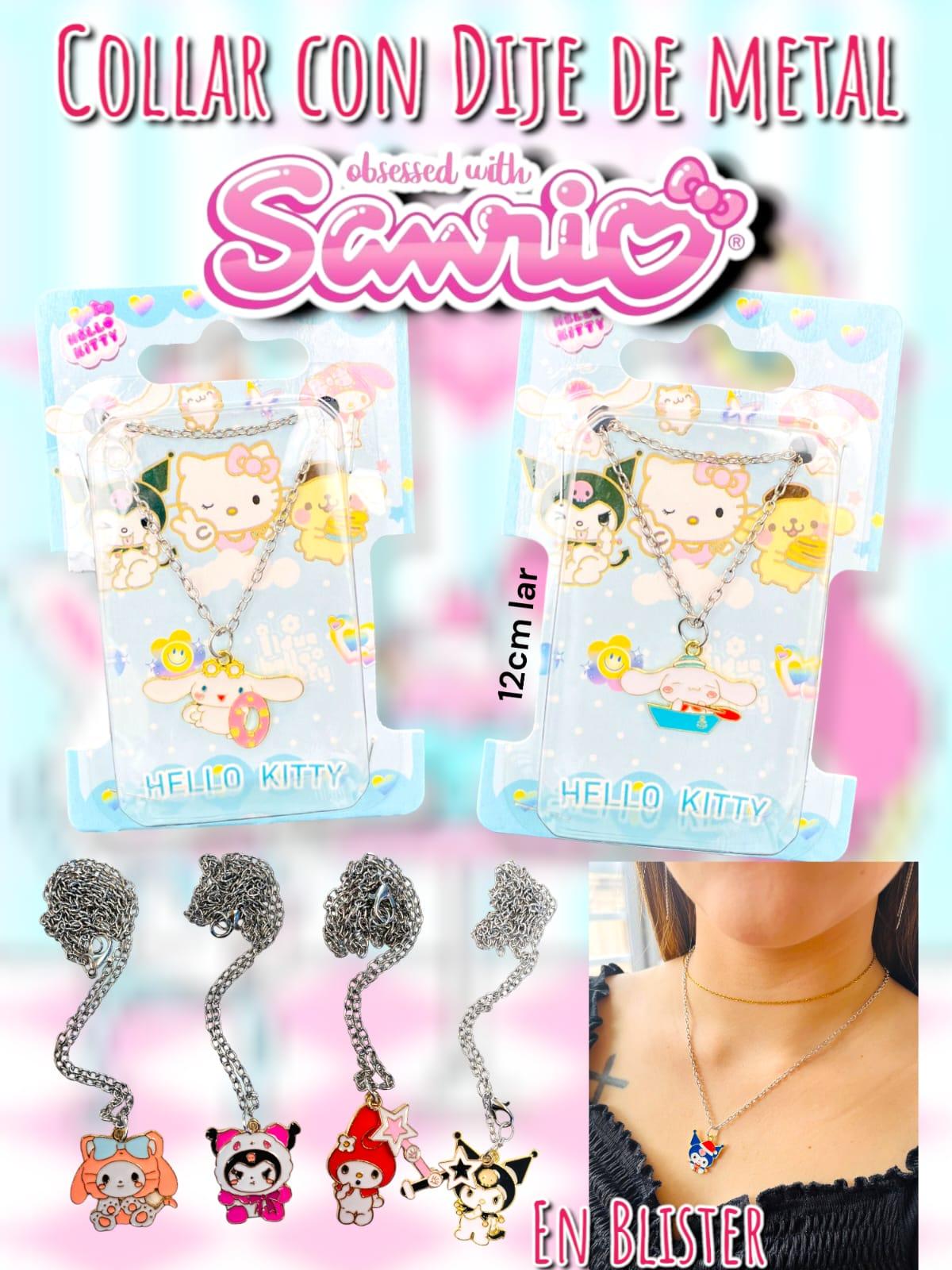 Collar Con Dije de Metal Sanrio