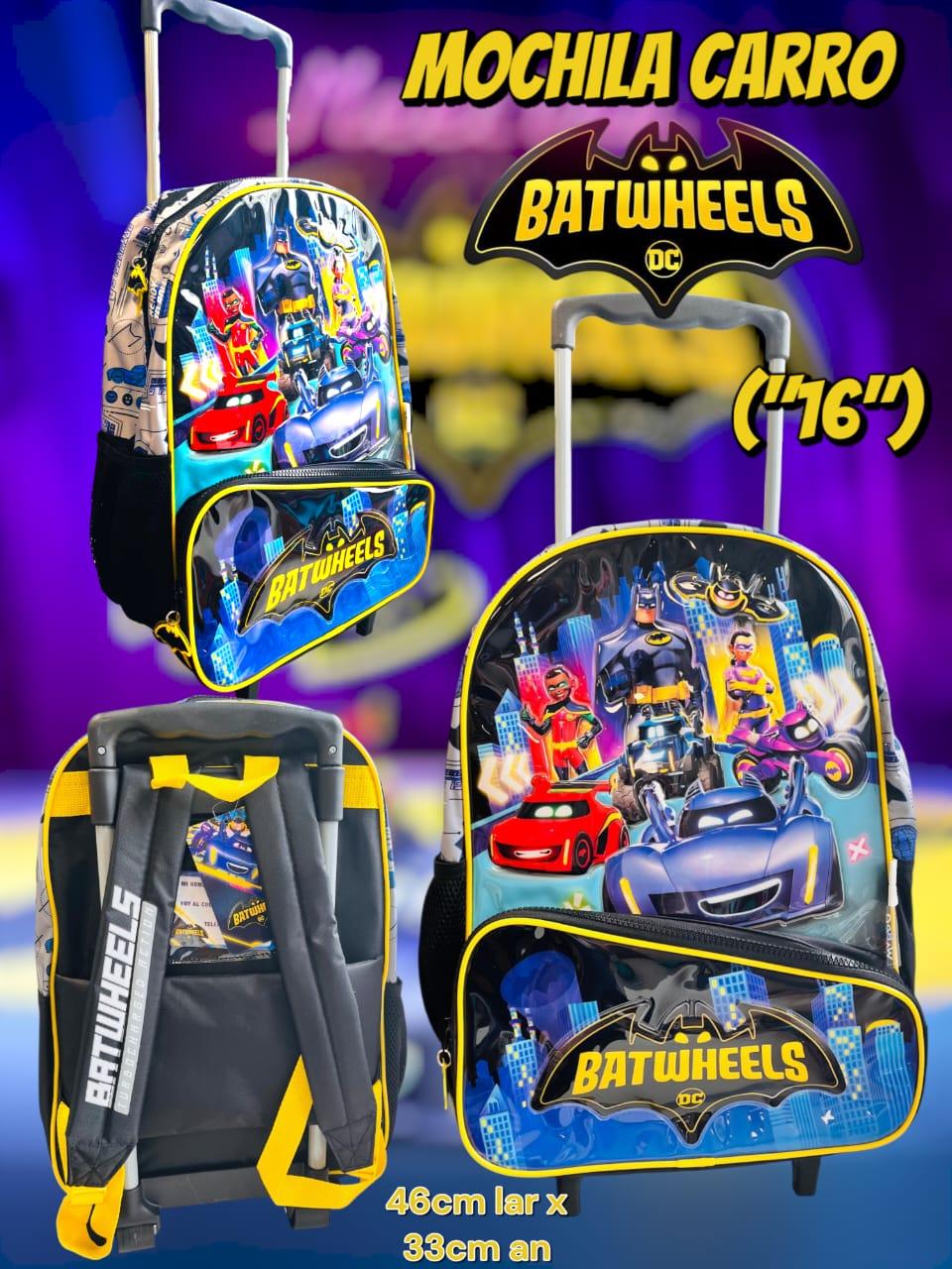 Mochila Carro ("16") Batwheels