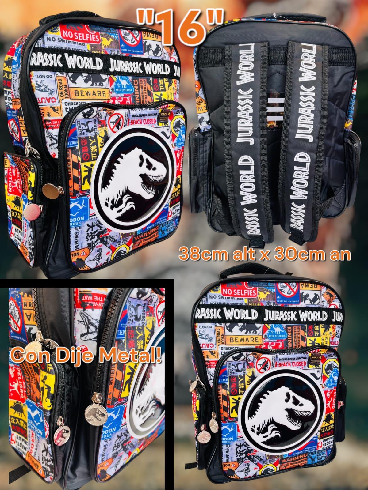 Mochila Espalda 16 " JURASSIC WORLD
