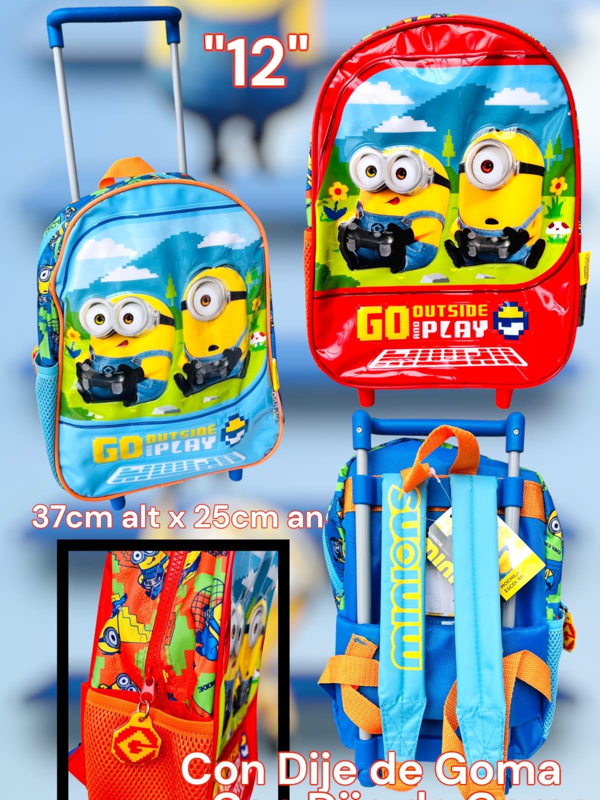 Mochilas Carro "12"  Minions