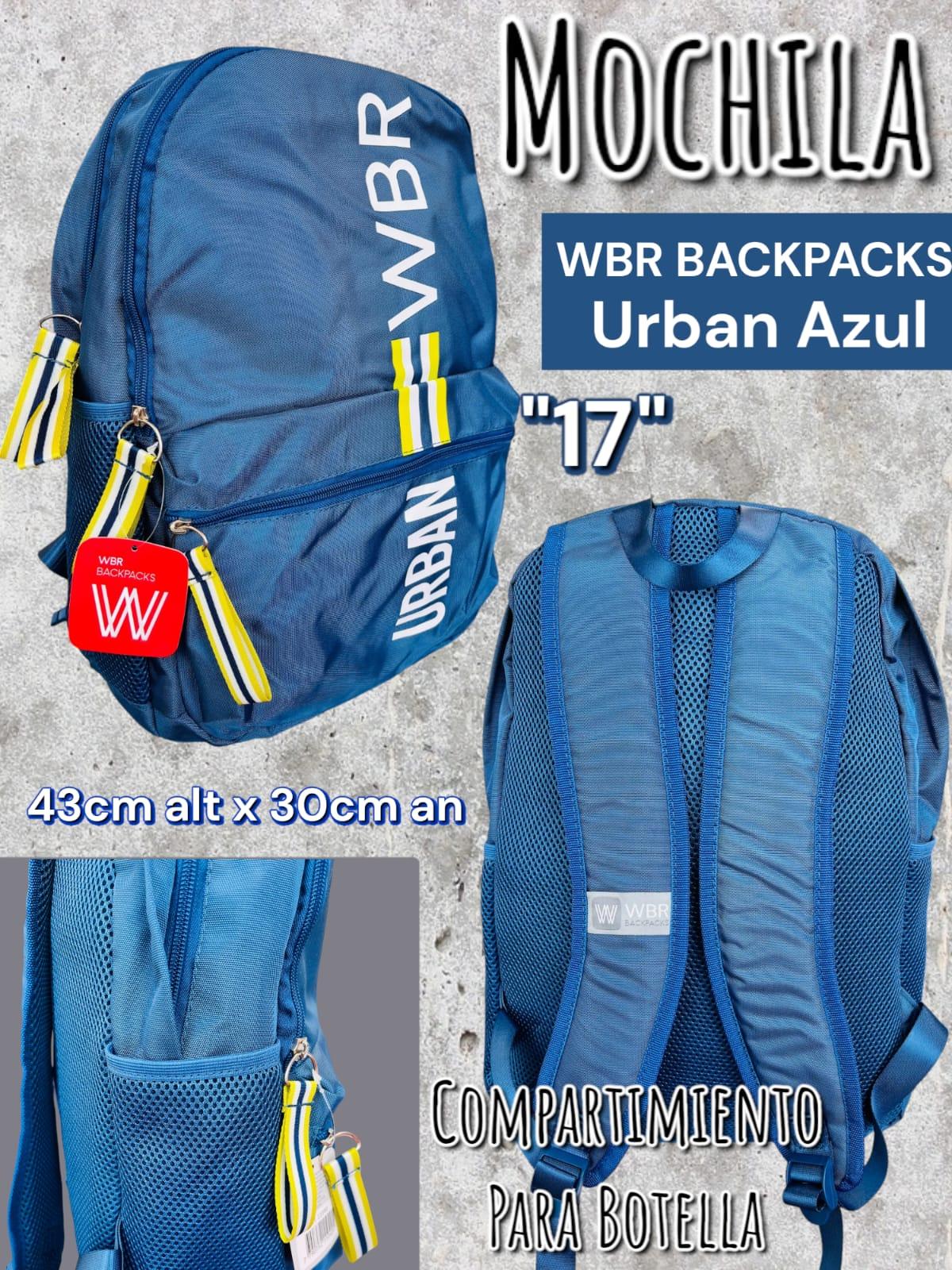 Mochila WBR Backpacks Urban Azul "17"