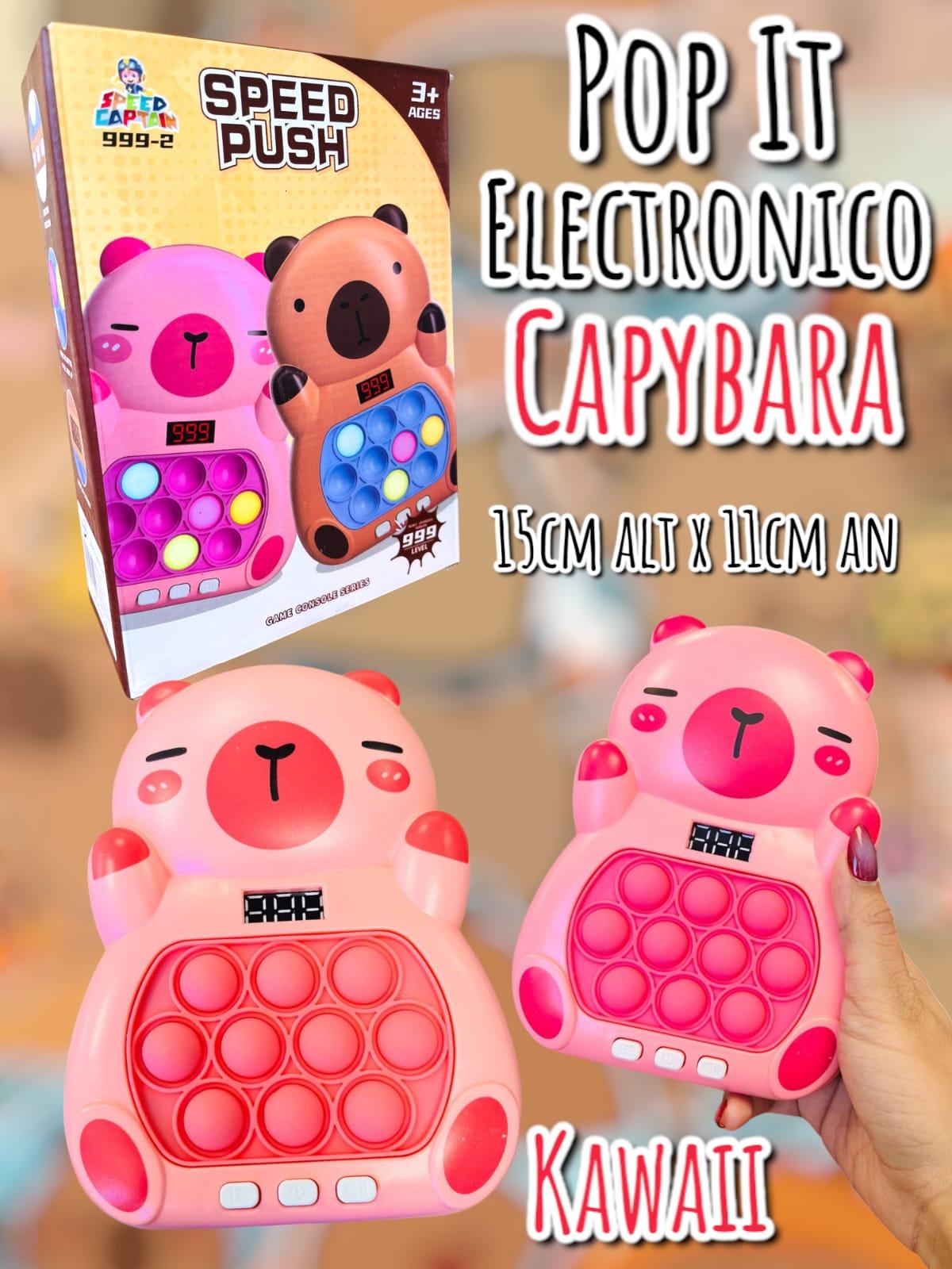 Pop It Electronico Capybara Kawaii