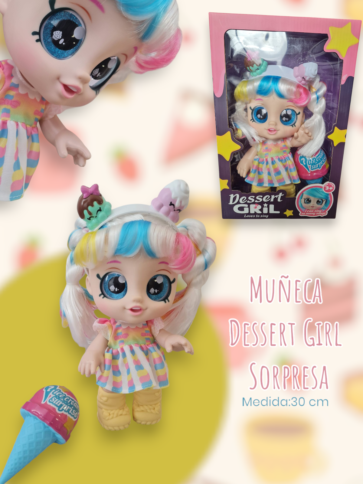 Muneca Dessert Girl Sorpresa