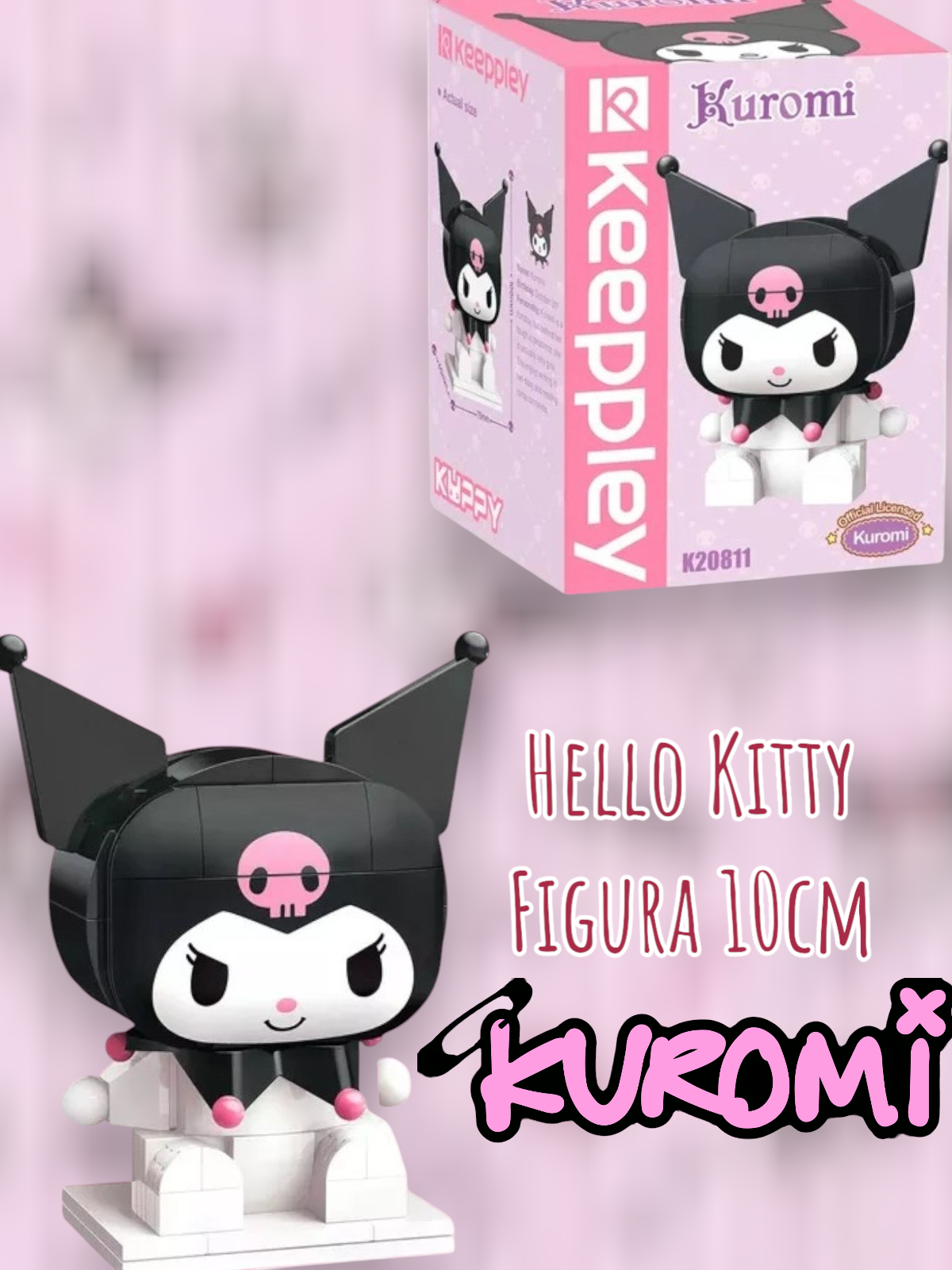 KEEPLAY Hello Kitty Figura 10cm "Kuromi"