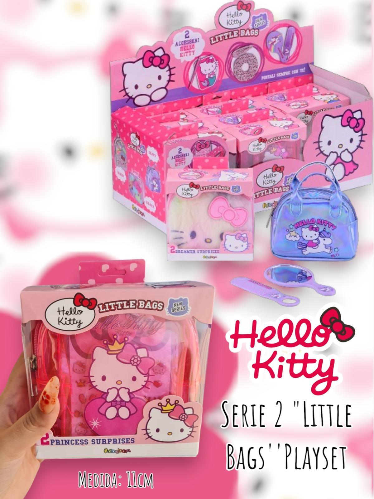 Hello Kitty Serie 2 "Little Bags''Playset 11cm Surtido con Exhibidor