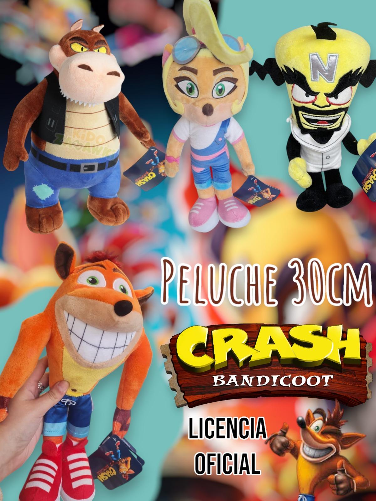 Peluche Crash Bandicoot  30cm Licencia Oficial