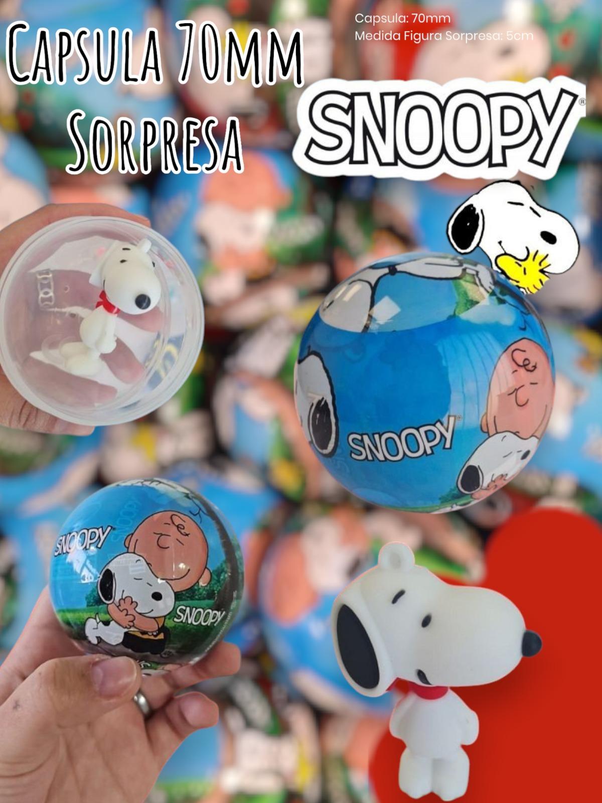 Capsula de 70mm Sorpresa Snoopy