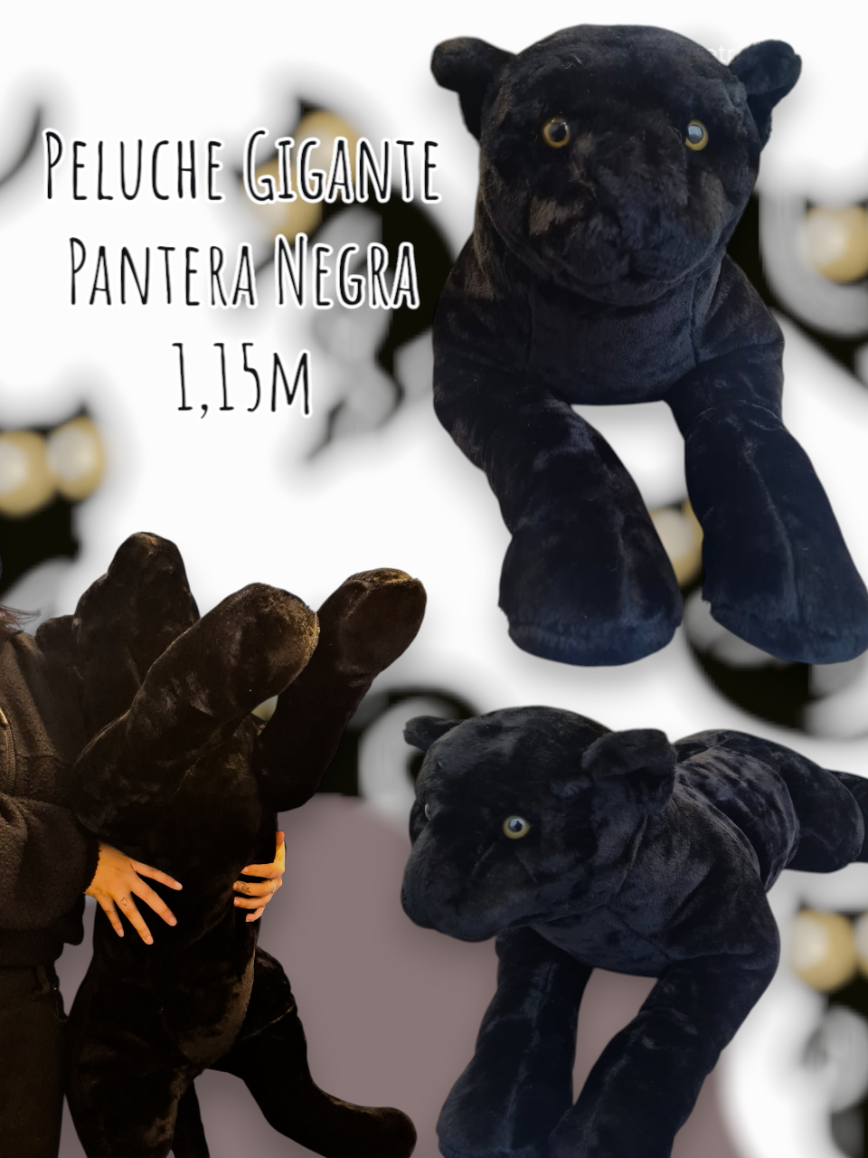 Peluche Gigante Pantera 1,15m