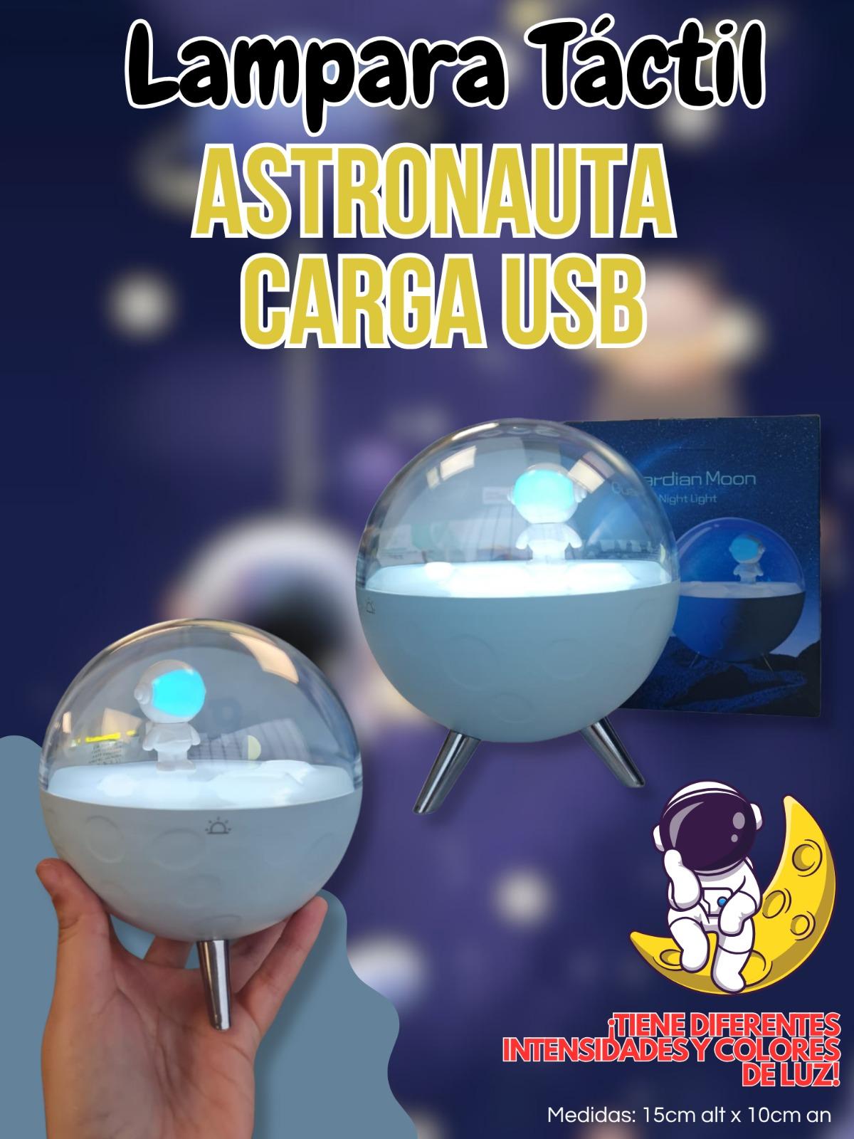 Lampara Tactil Astronauta Carga USB