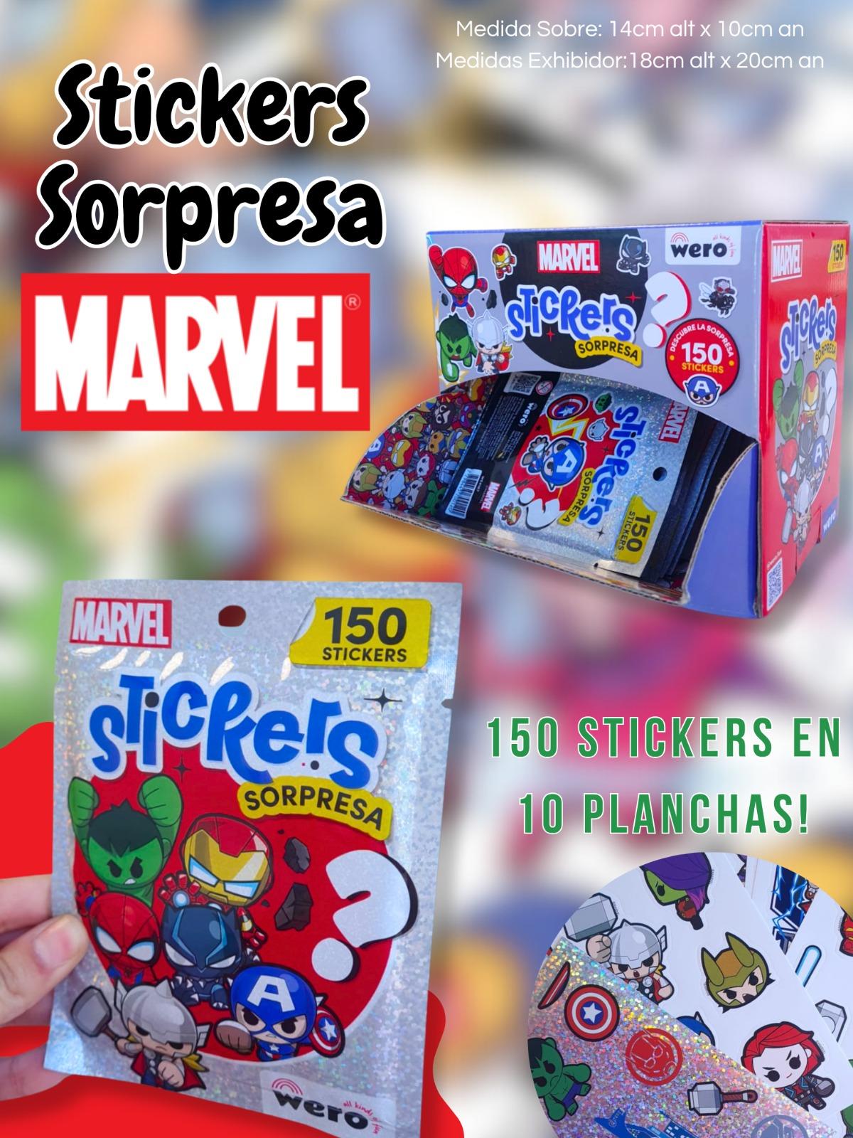 Stickers Sorpresa Marvel