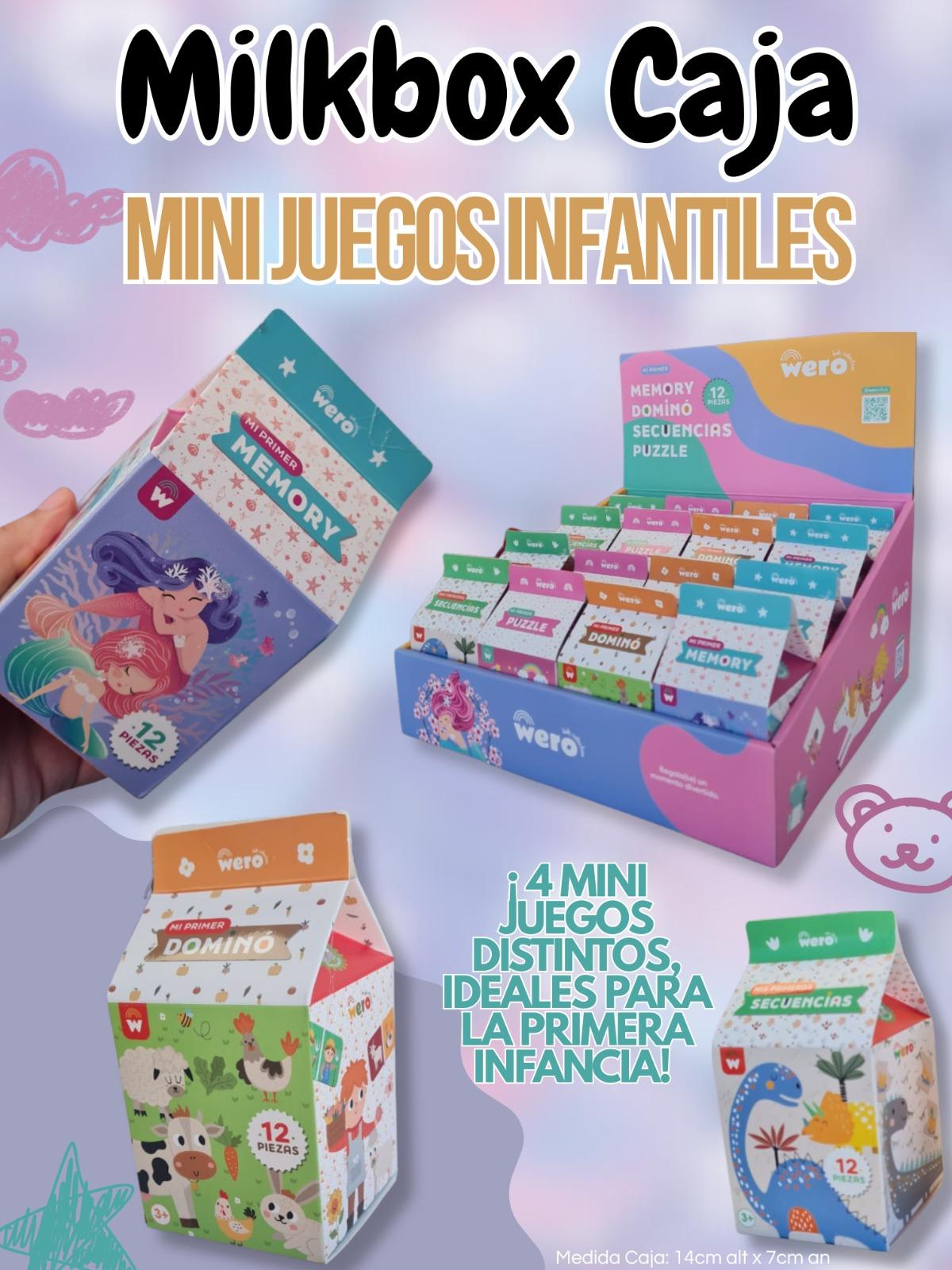 MilkBox Caja Mini Juegos Infantiles