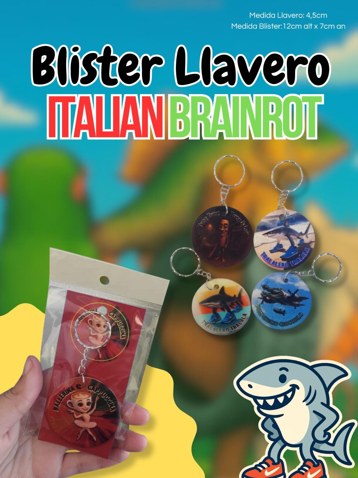Blister Llavero economico Italian Brainrot