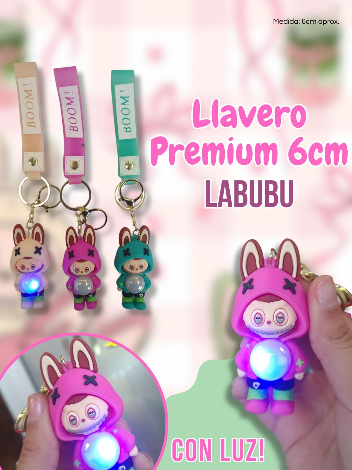 Llavero Premium con Luz Labubu 6cm