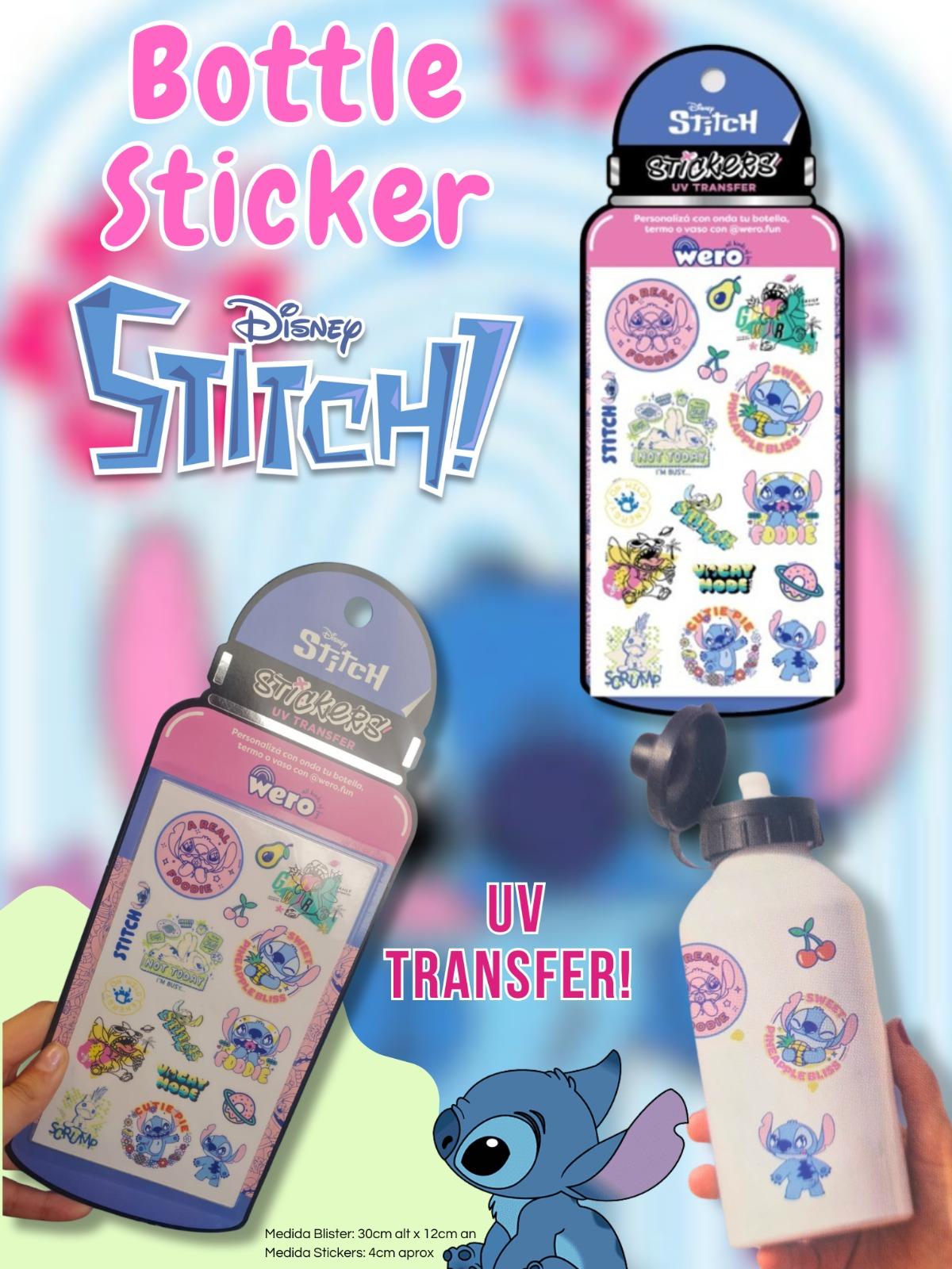 Bottle Sticker Stitch  UV TRANSFER