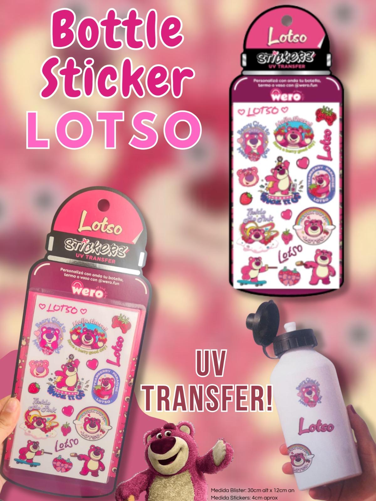Bottle Sticker Lotso UV TRANSFER