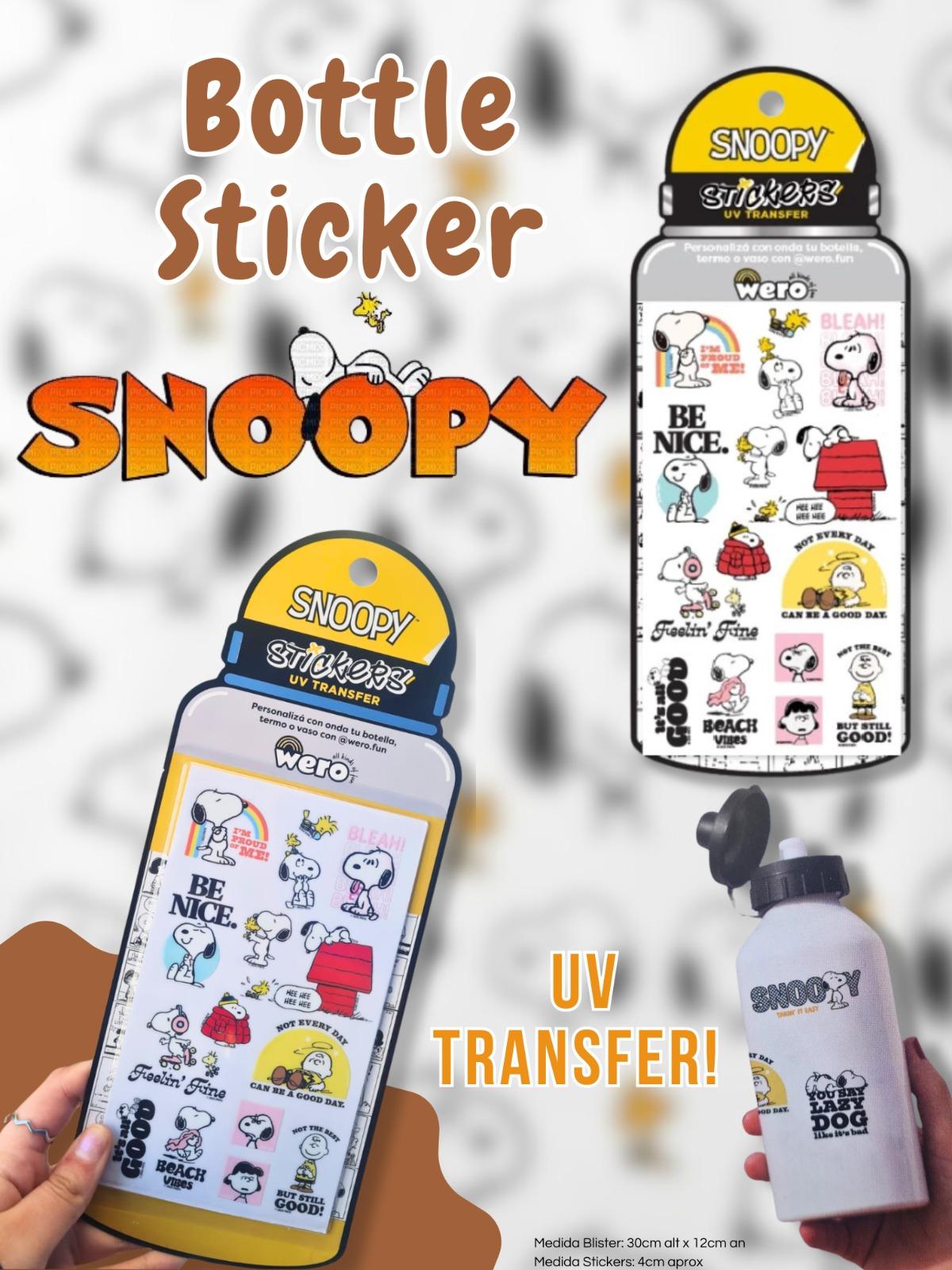 Bottle Sticker Snoopy