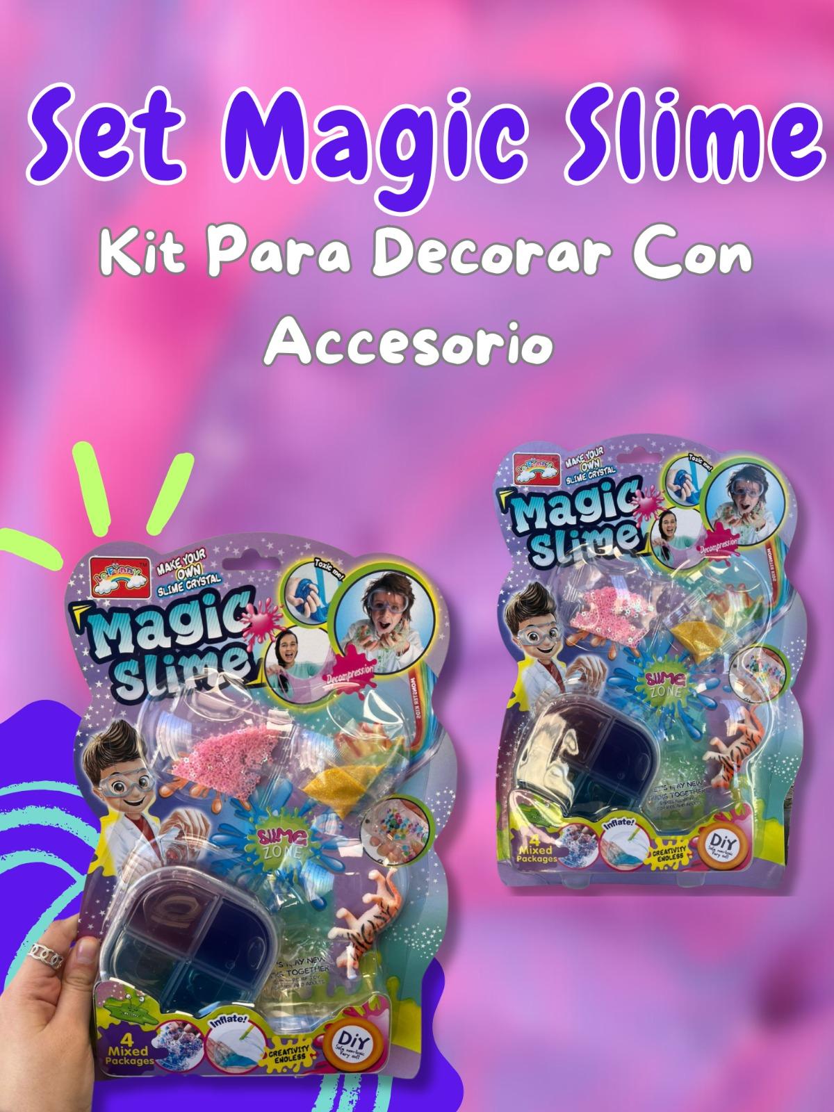 Set Magic Slime Kit Para Decorar Con Accesorio