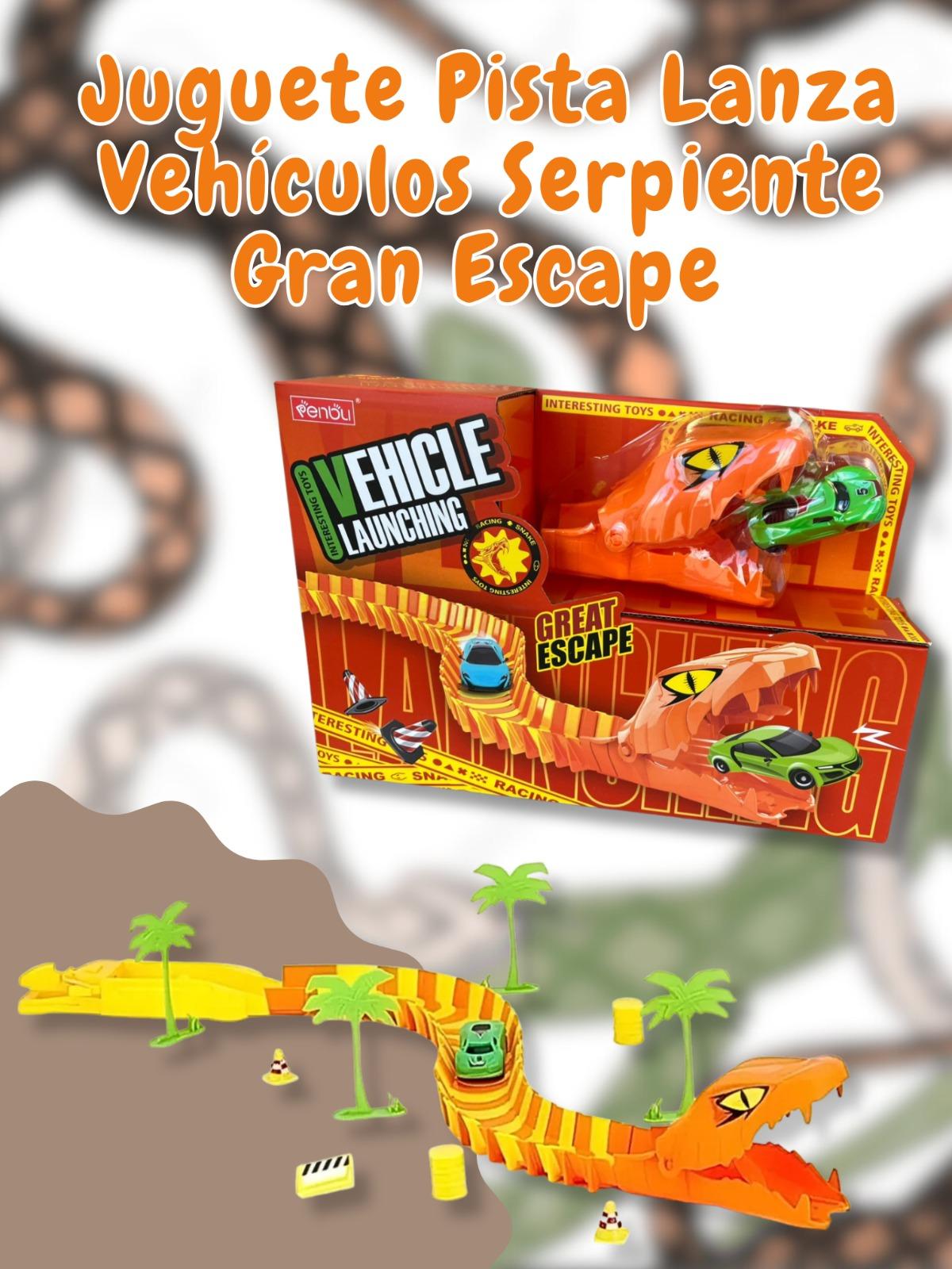 Pista Lanza Vehículos Serpiente Gran Escape
