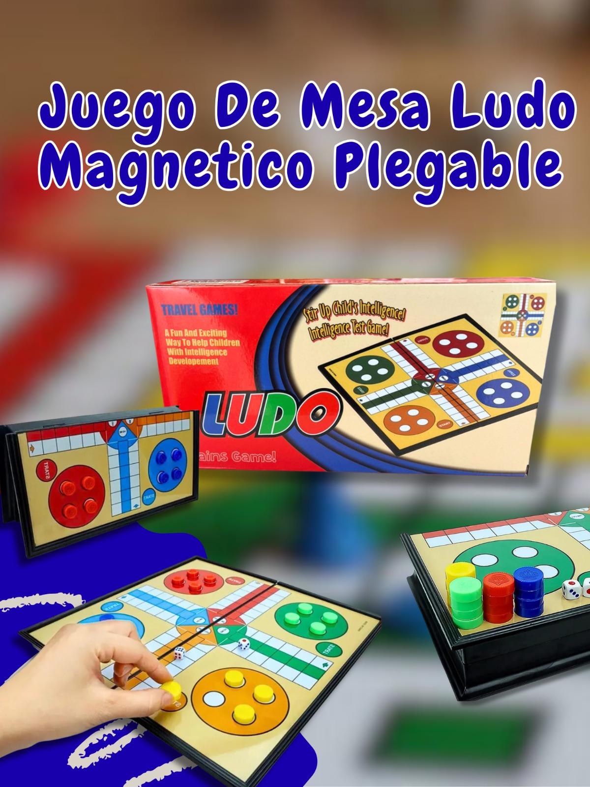 Juego De Mesa Ludo Magnetico Plegable