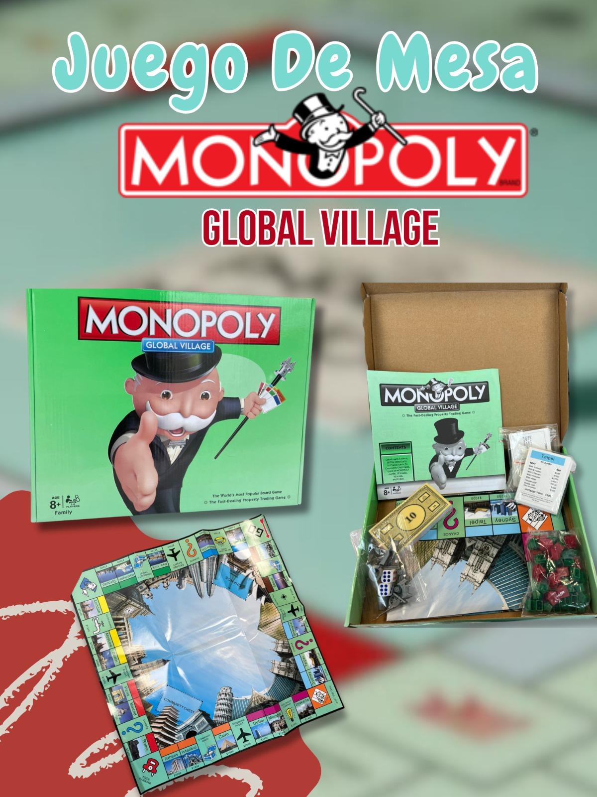 Juego De Mesa Monopoly Global Village