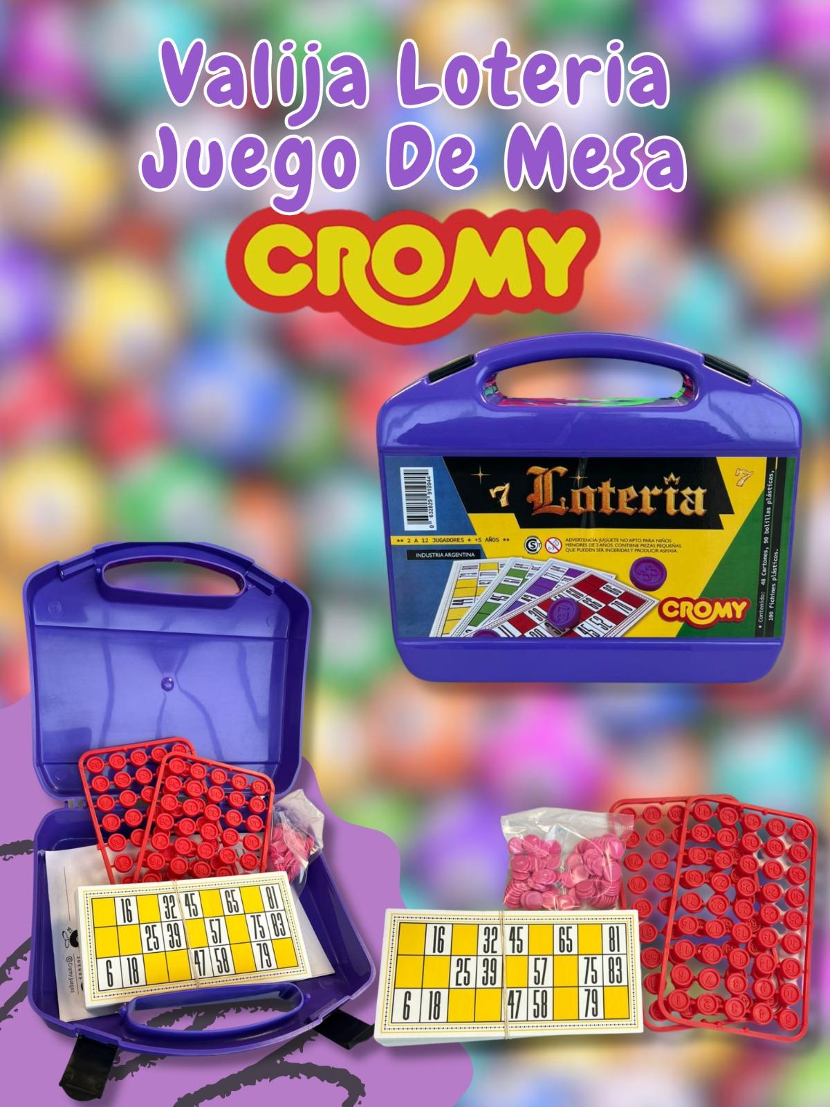 Valija Loteria Juego De Mesa Cromy